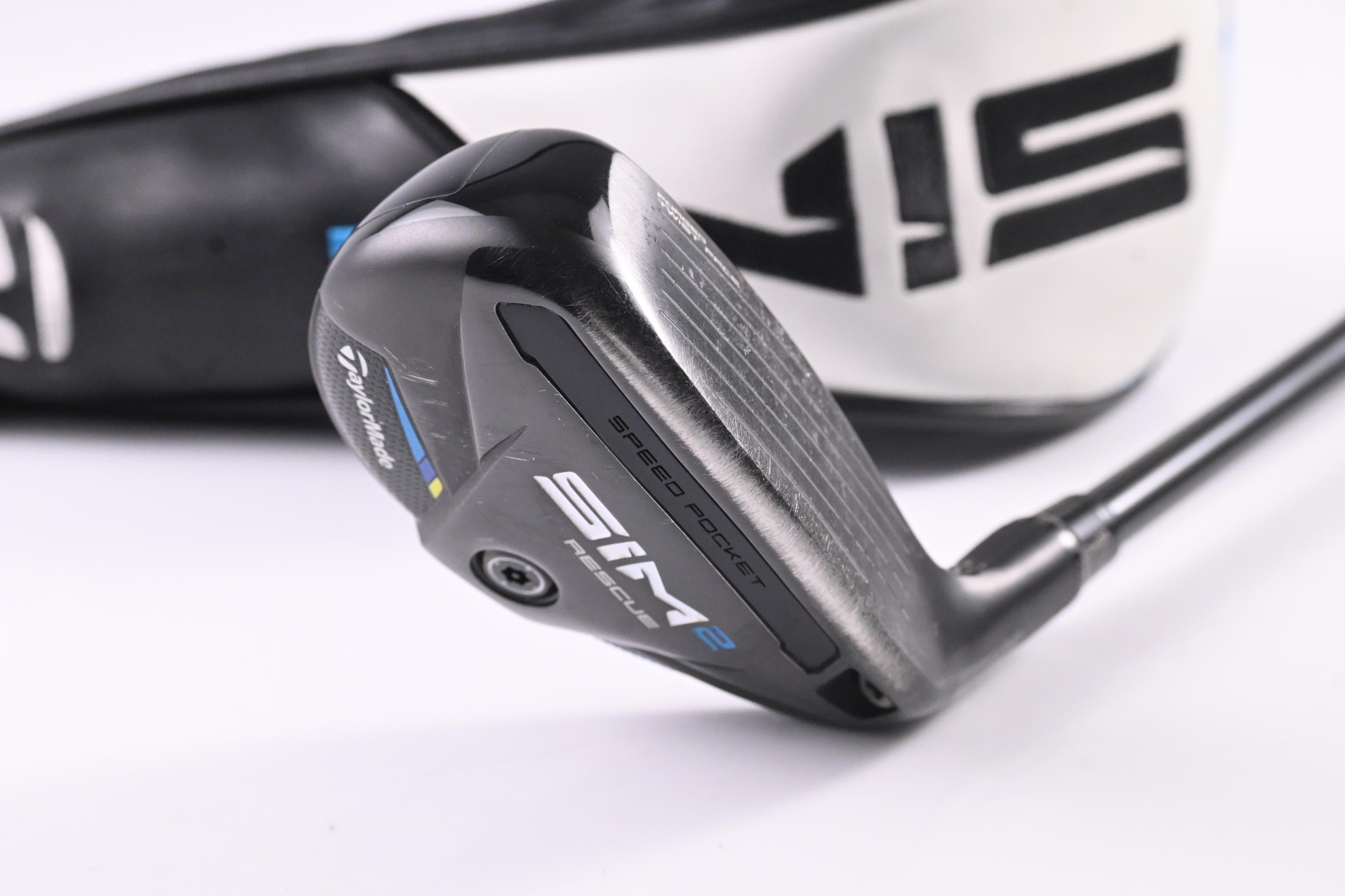 Taylormade SIM2 #3 Hybrid / 19.5 Degree / Stiff Flex Tensei AV Blue 80 Shaft