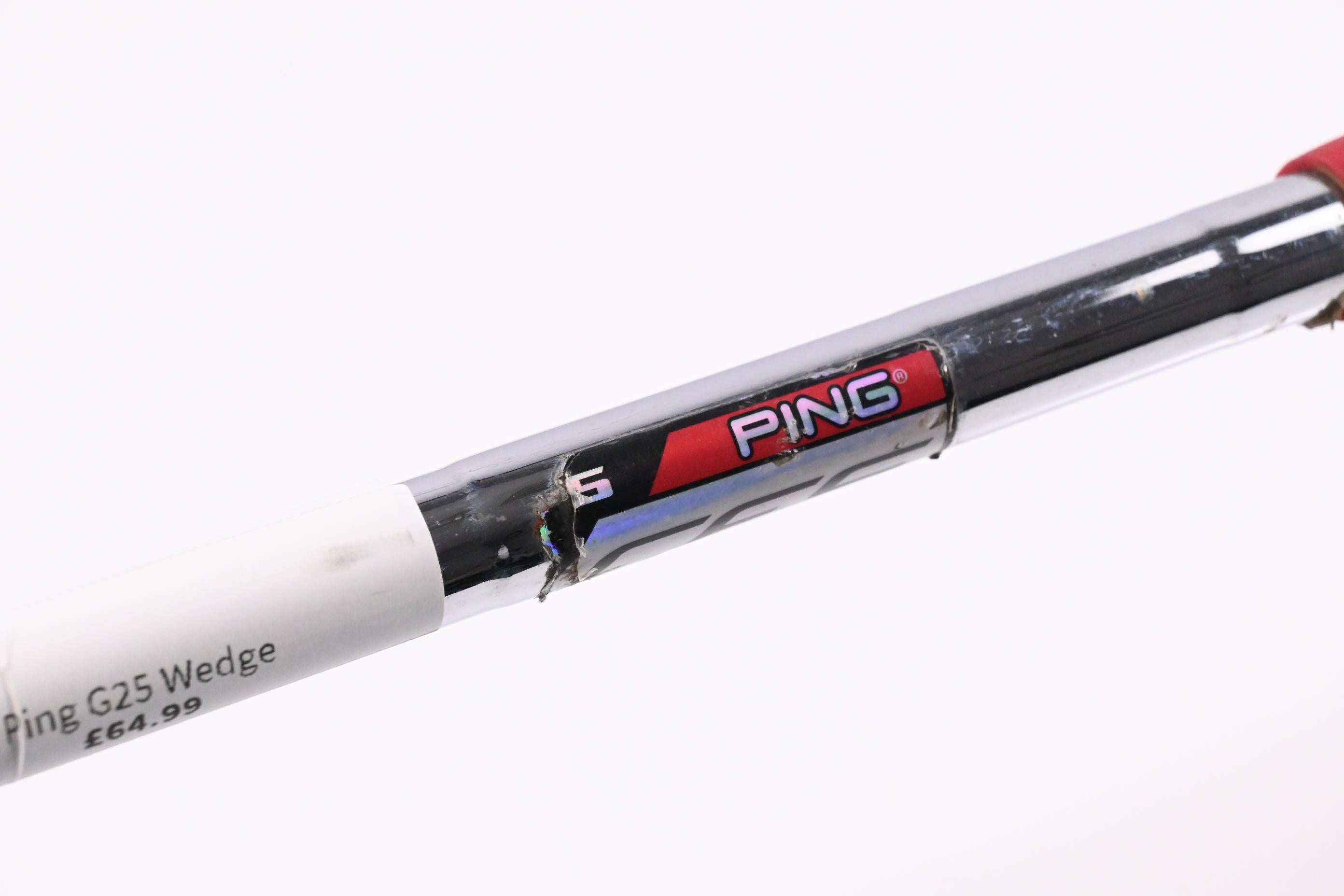 Ping G25 Pitching Wedge / 45 Degree / Yellow Dot / Stiff Flex Ping CFS Shaft