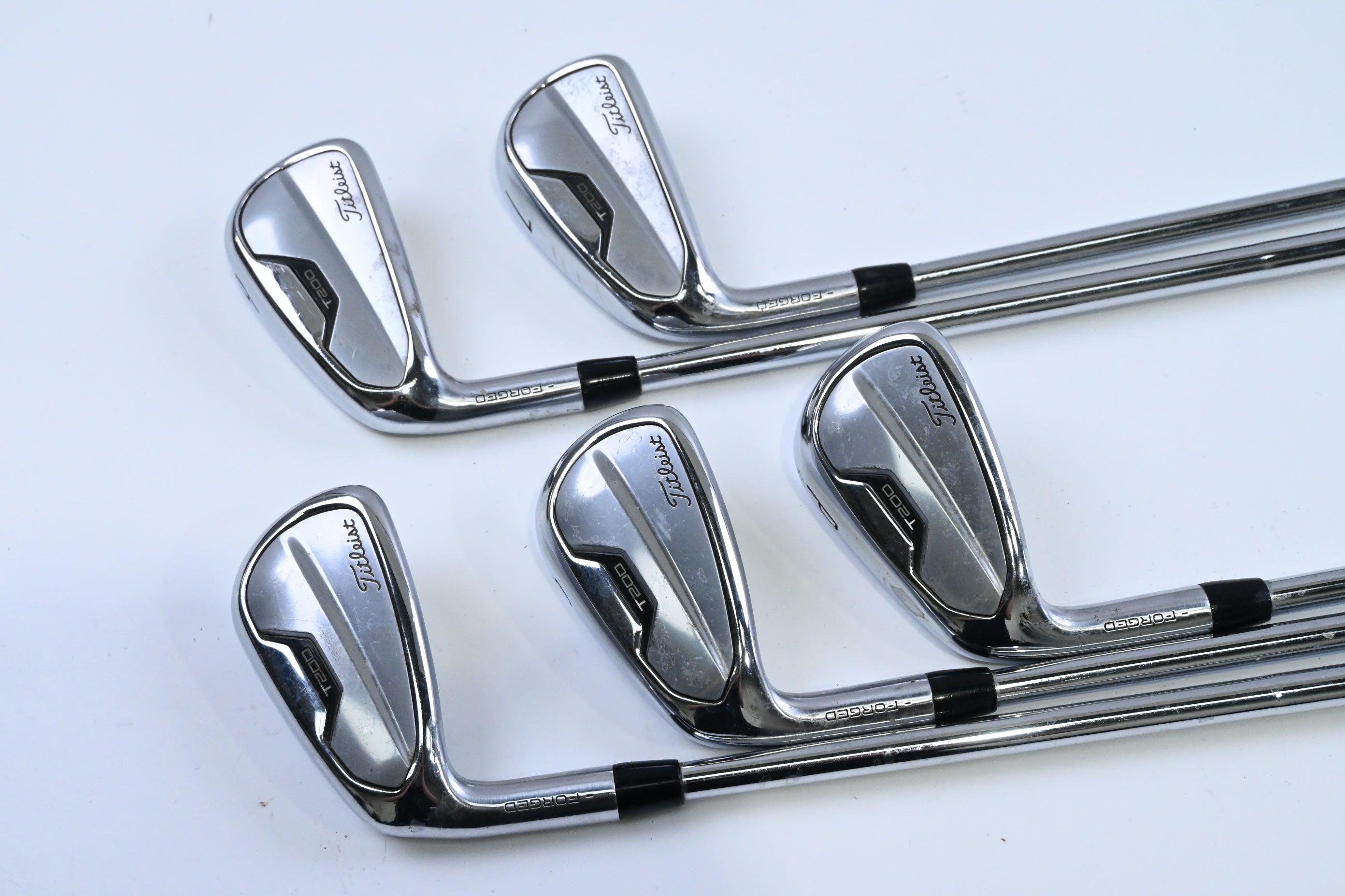 Left Hand Titleist T200 2021 Irons / 6-PW / Regular Flex KBS Tour Lite