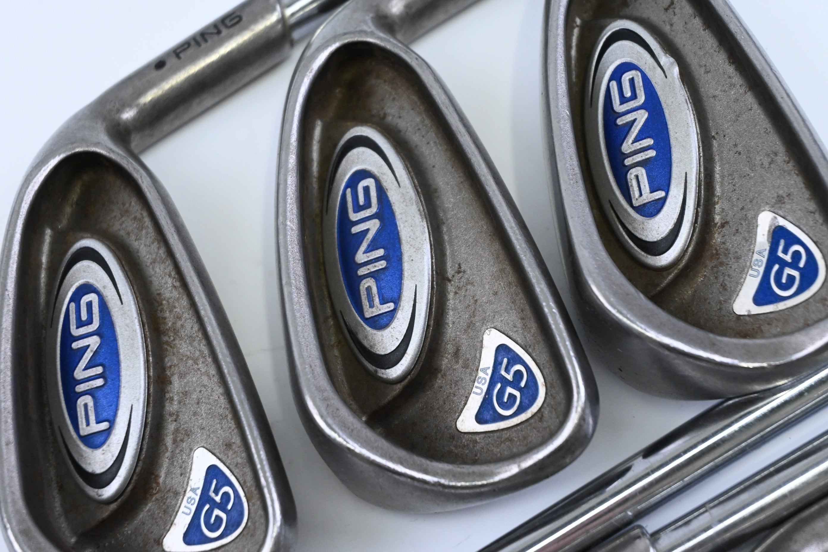 Ping G5 Irons / 4-PW / Black Dot / Regular Flex Steel Shafts