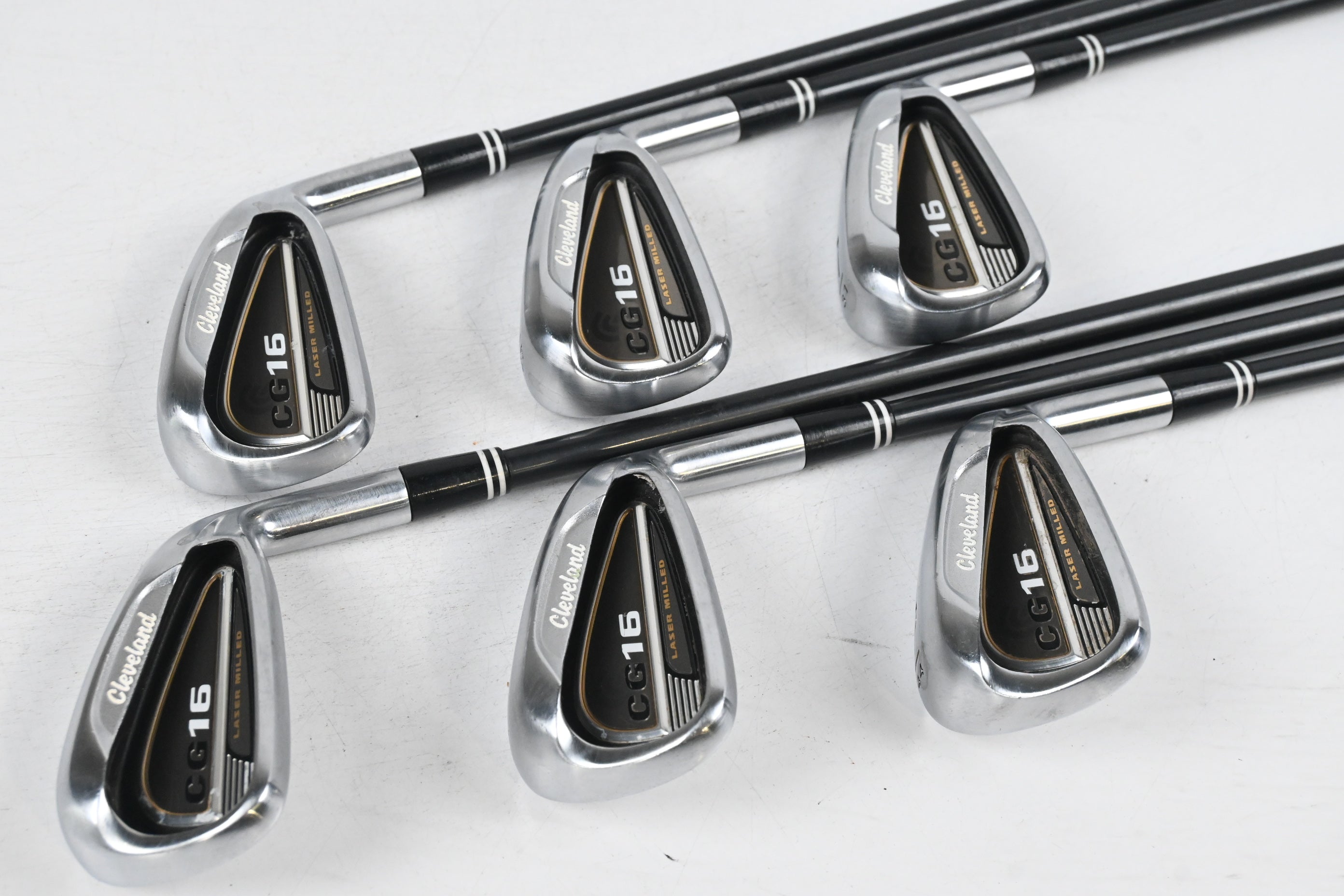 Cleveland CG16 Chrome Irons / 5-PW / Senior Flex Cleveland Action Lite 55 Shafts