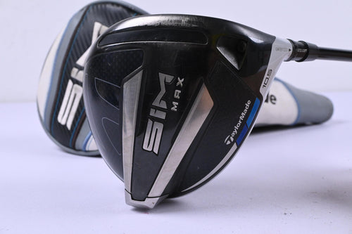 Taylormade SIM Max Driver / 10.5 Degree / X-Flex HZRDUS Smoke Black RDX 70