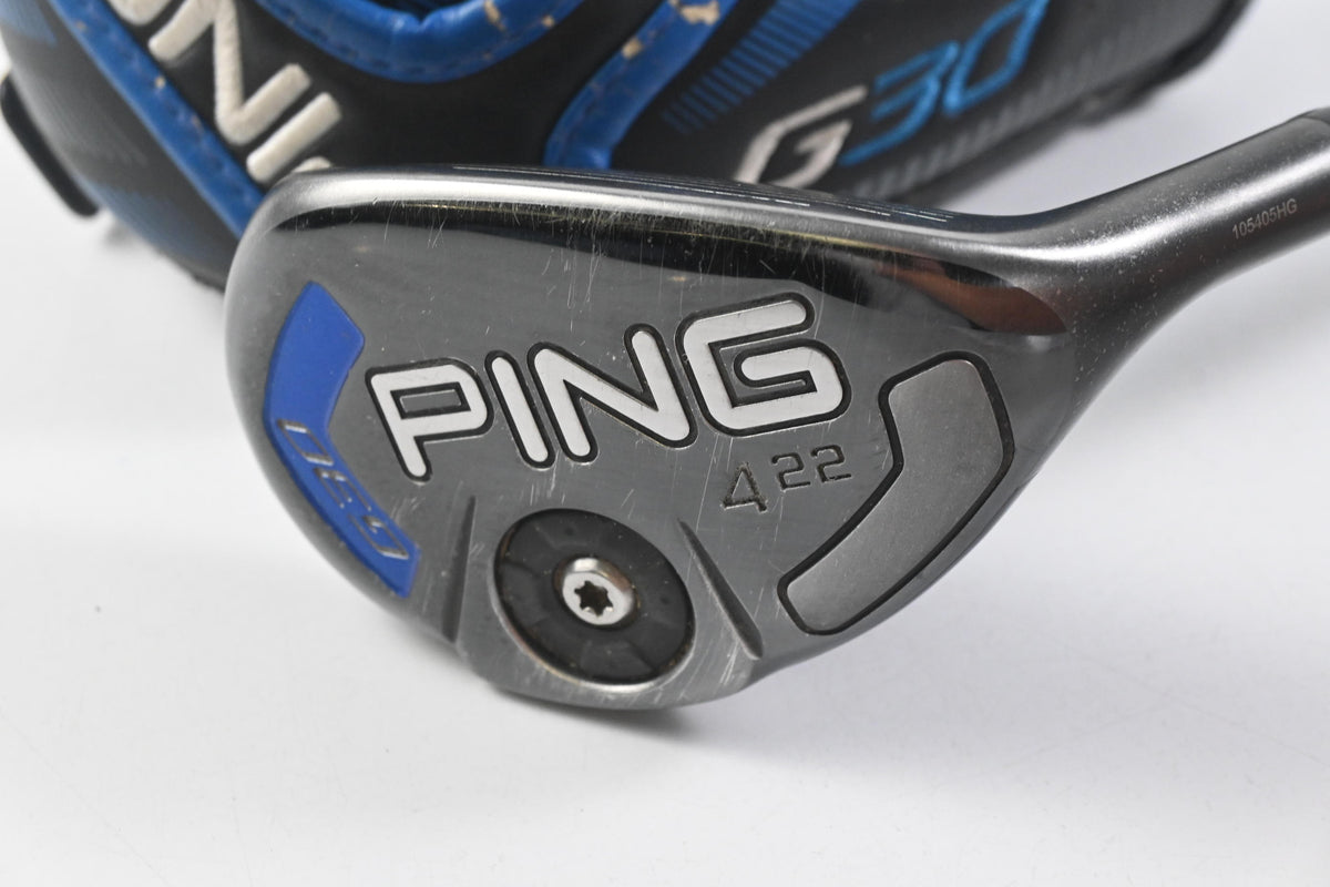 Ping G30 #4 Hybrid / 22 Degree / Senior Flex Ping TFC 419 Shaft
