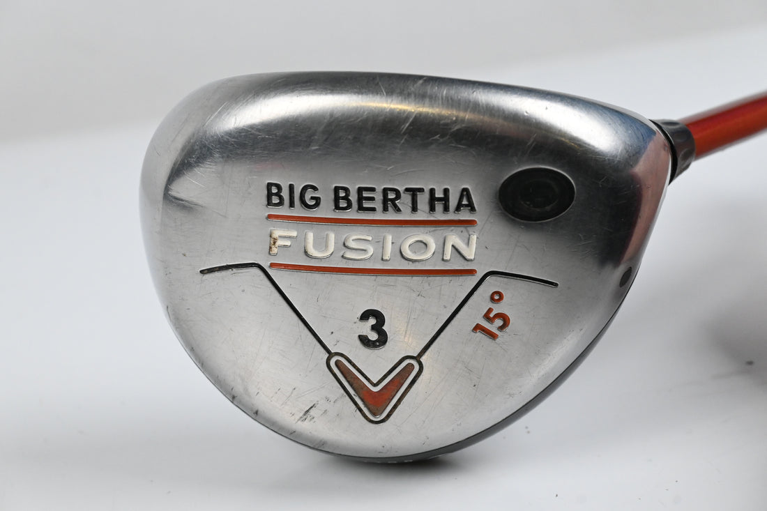 Callaway Big Bertha Fusion #3 Wood / 15 Degree / Regular Flex Aldila NVS 55 Shaft