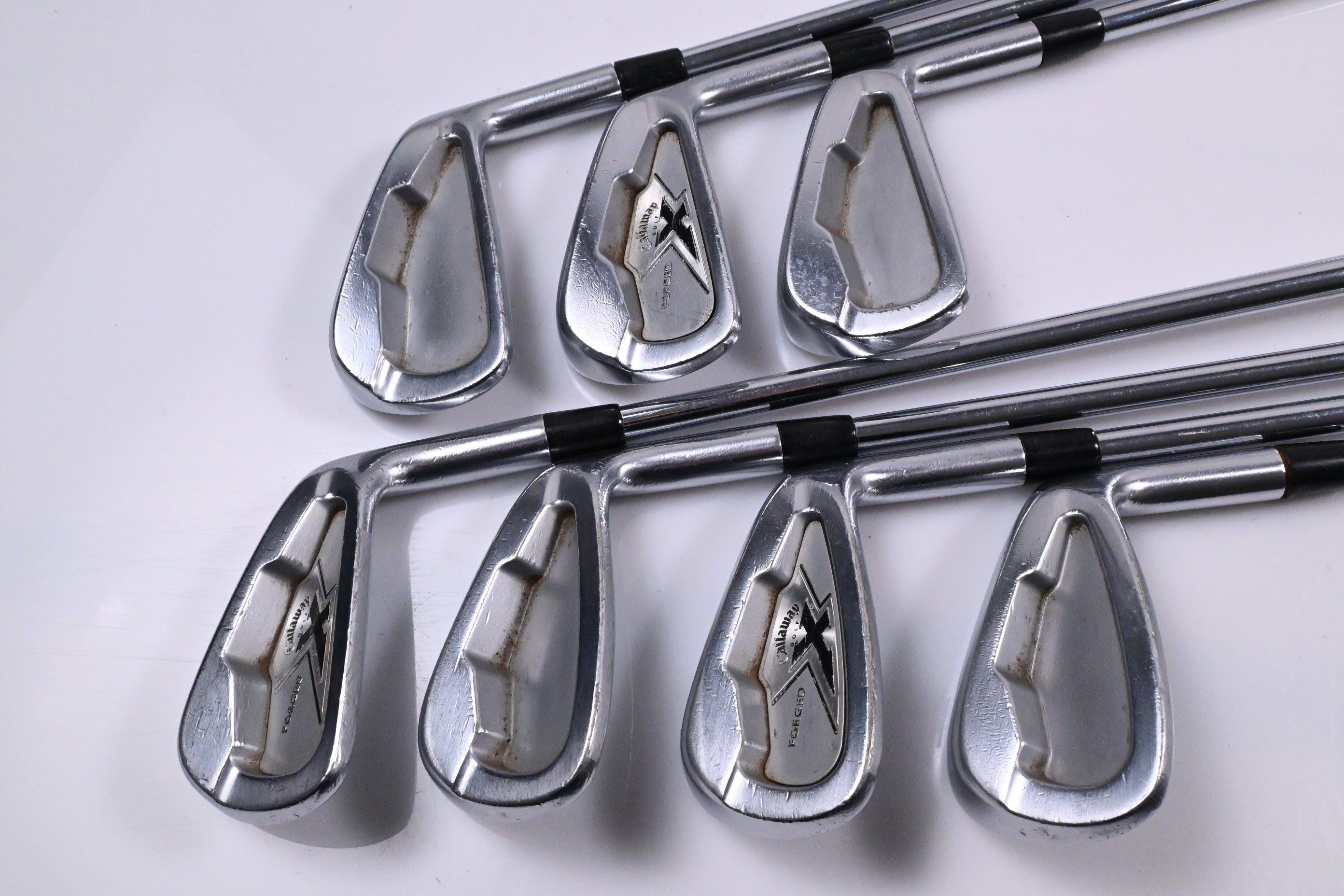Callaway X-Forged 2007 Irons / 4-PW / Stiff Flex Project X Rifle Flighted Shafts