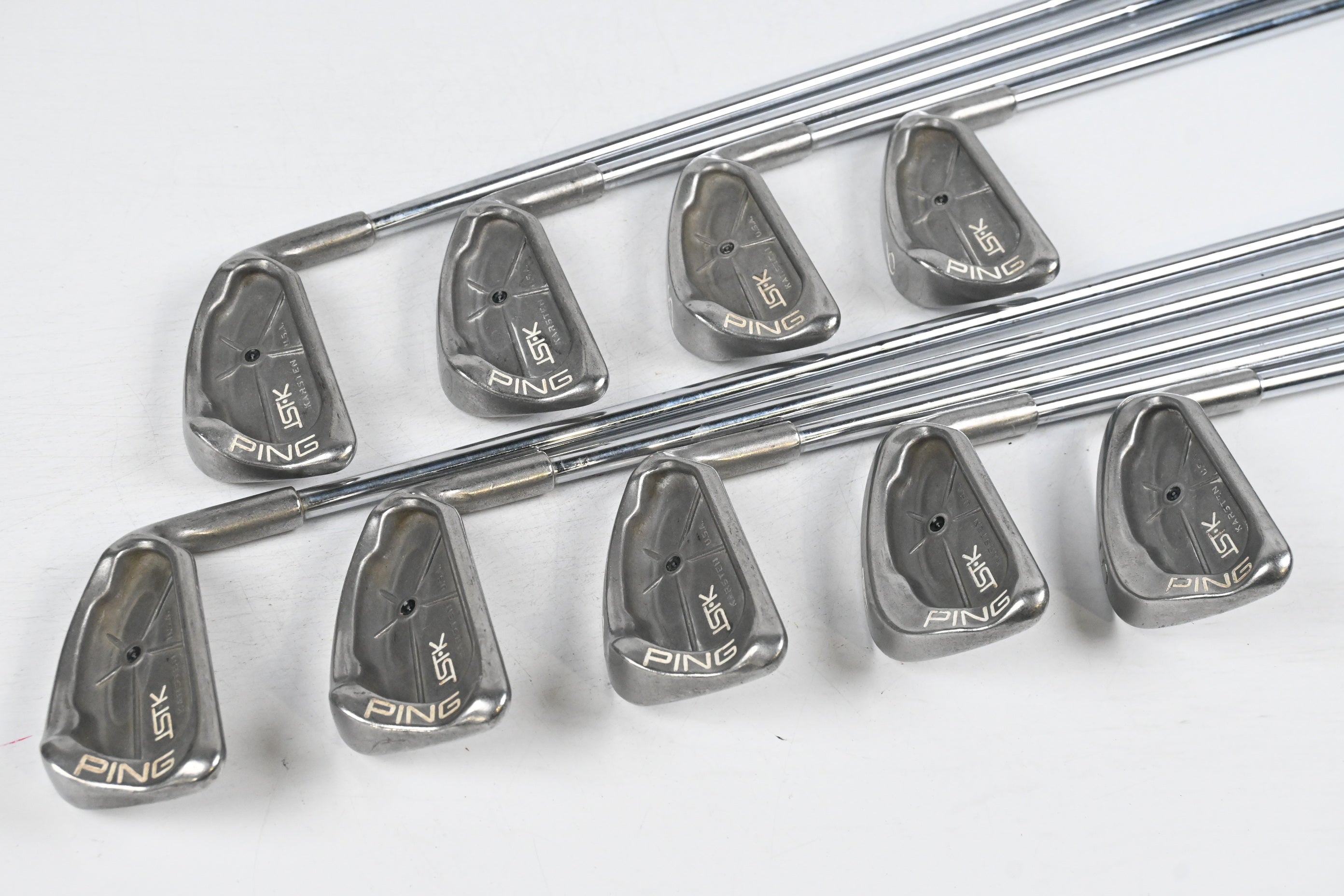 Ping ISI-K Irons / 3-PW+SW / Black Dot / Stiff Flex Ping Karsten Shafts