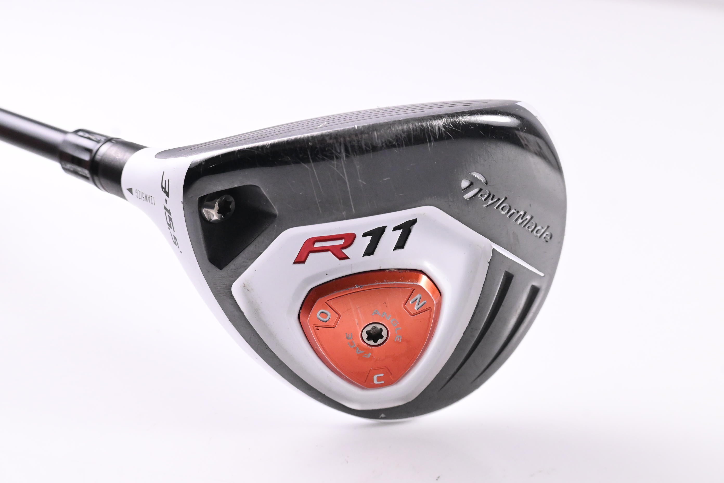 Left Hand Taylormade R11 #3 Wood / 15.5 Degree / Senior Flex Fujikura Blur 70