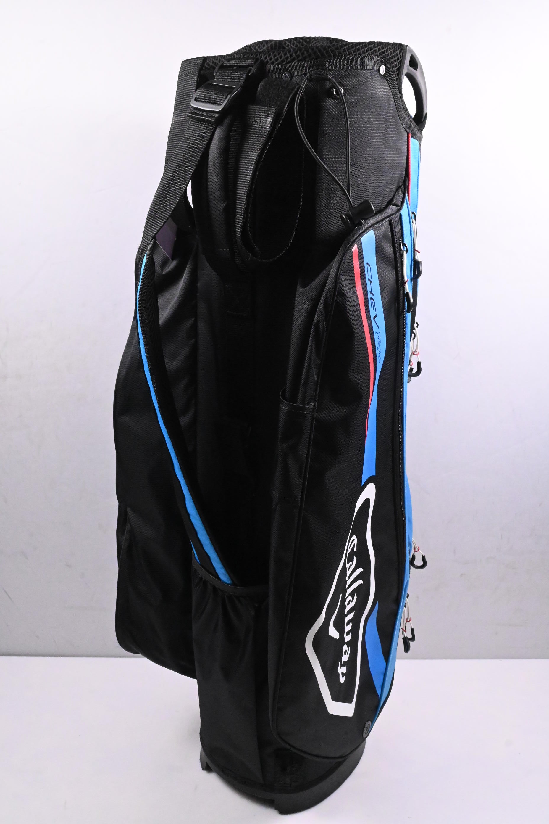 Callaway Chev 14+ Cart Bag / 14-Way Divider / Black, Blue
