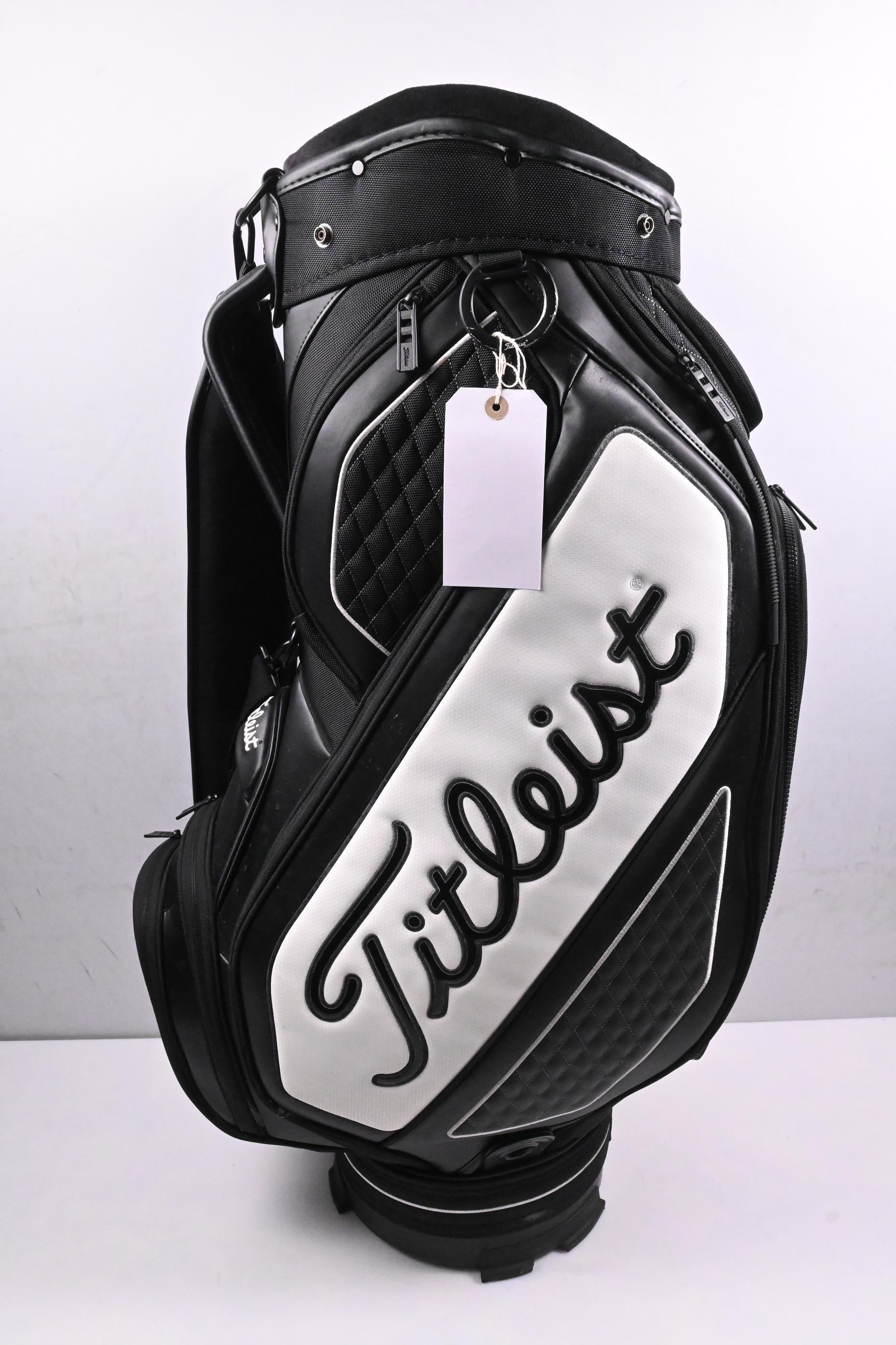 Titleist Staff Tour Bag / 6-Way Divider / Black, White