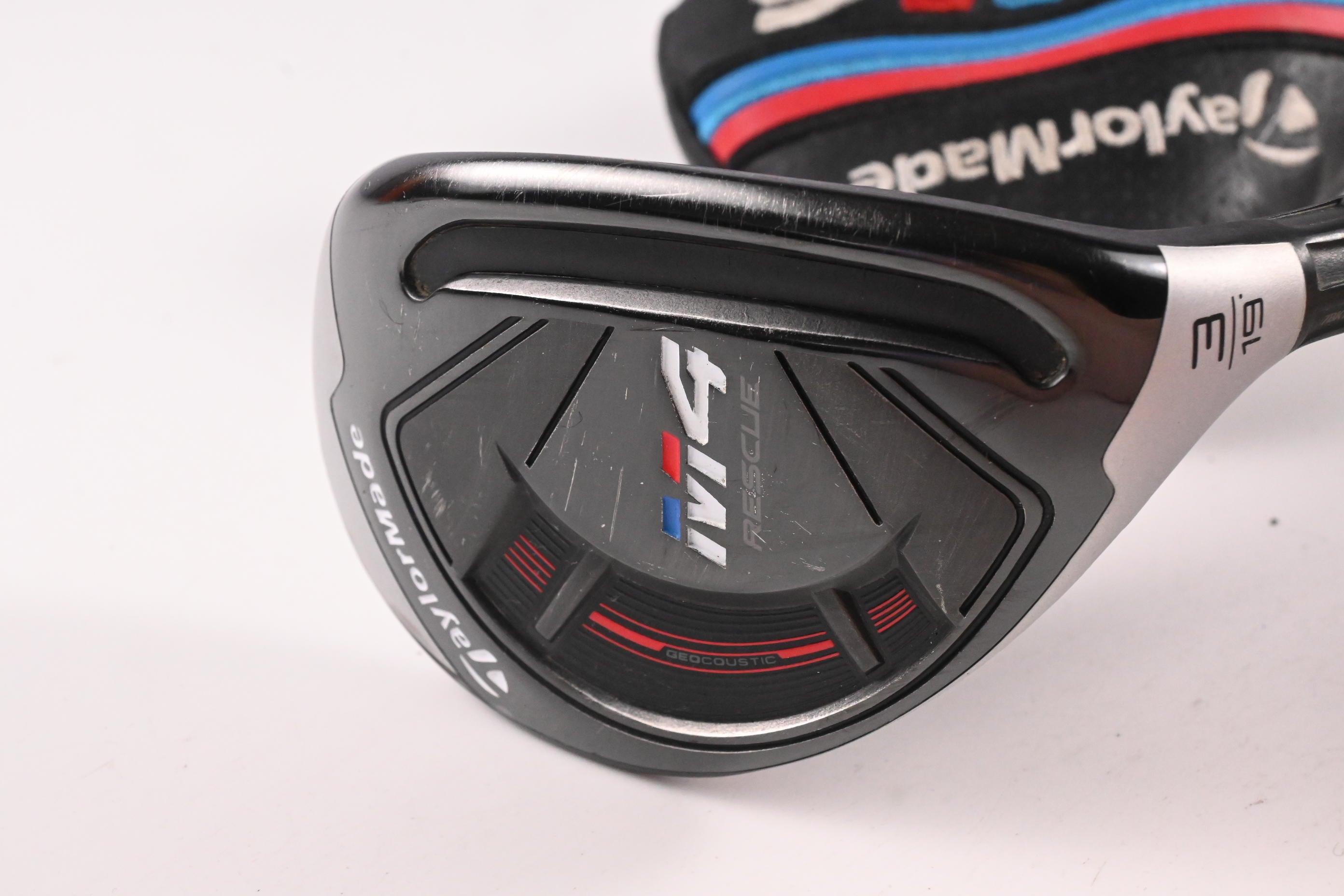 Taylormade M4 #3 Hybrid / 19 Degree / Stiff Flex Fujikura Atmos Red 7 Shaft