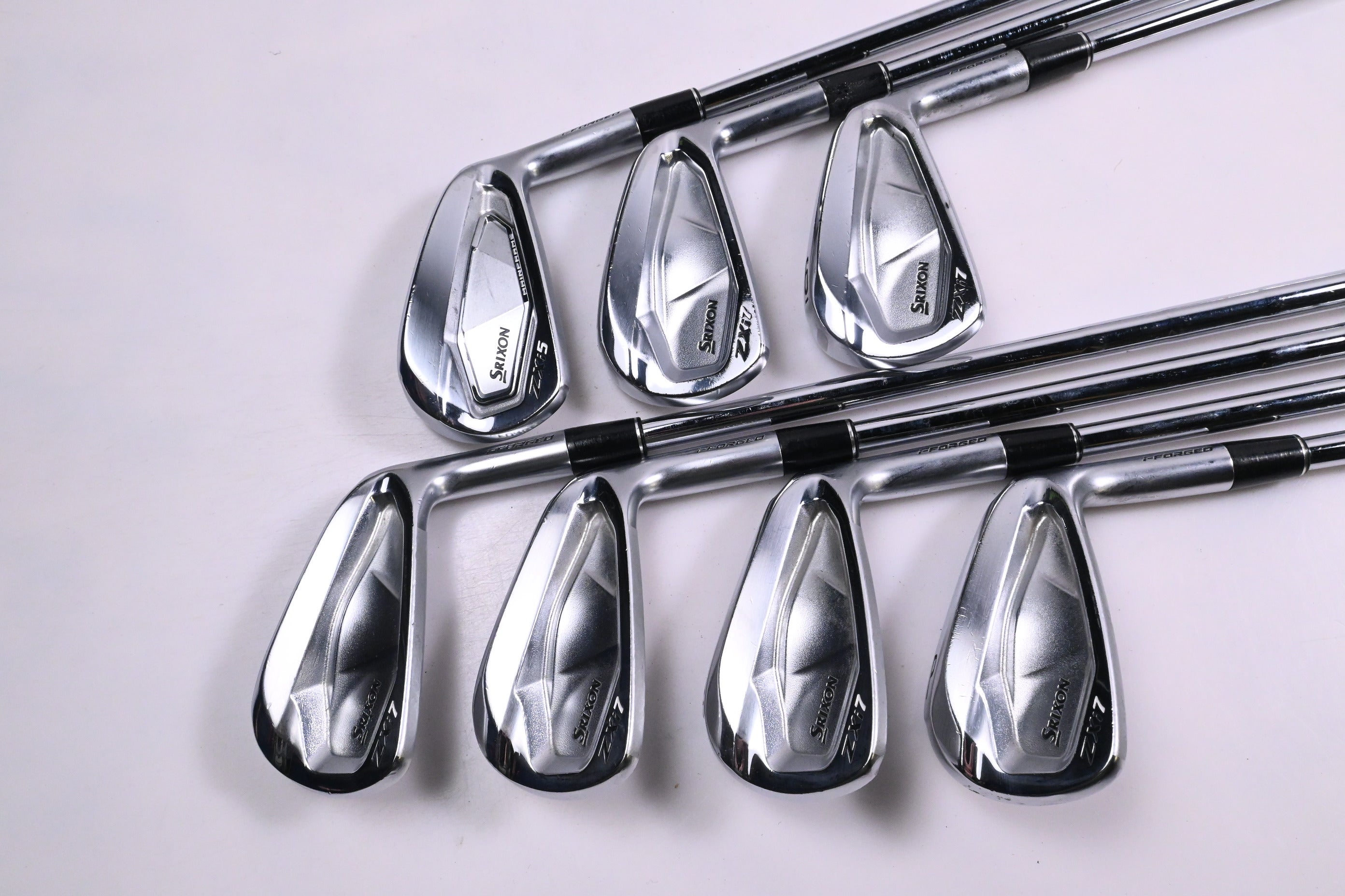 Srixon ZXi5/ZXi7 Irons / 4-PW / Stiff Flex KBS Tour Shafts