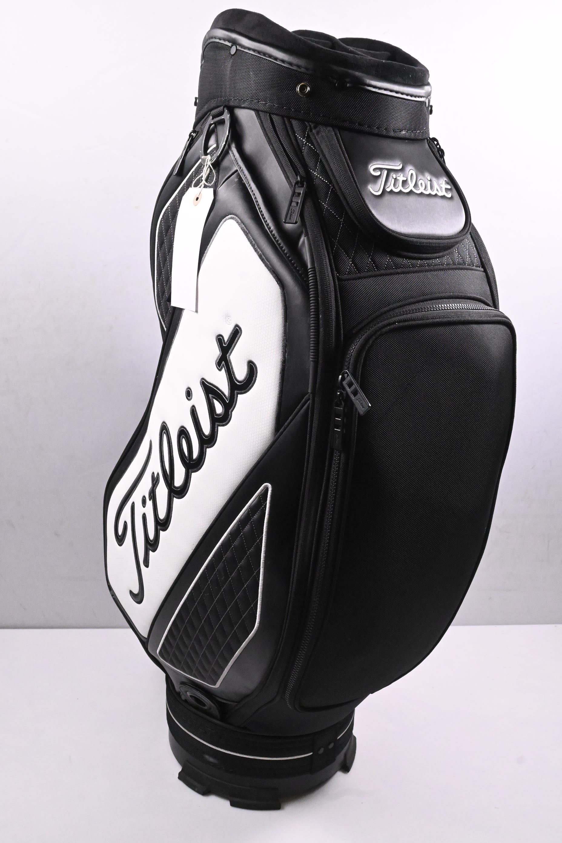 Titleist Staff Tour Bag / 6-Way Divider / Black, White