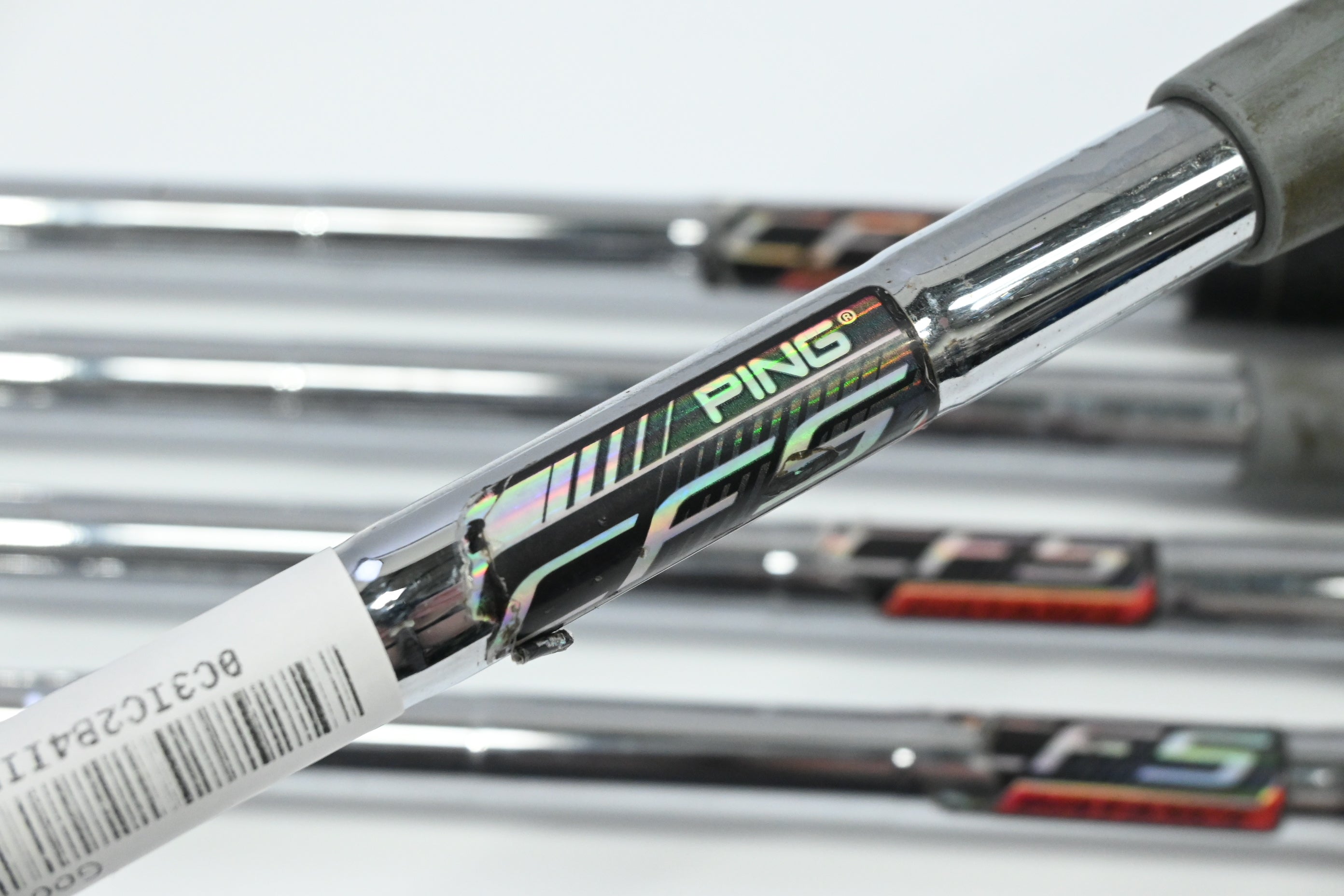 Ping GMax Irons / 7-PW+SW / Green Dot / Regular Flex Ping CFS Distance Shafts