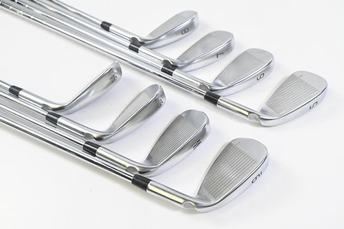 Left Hand Ping G430 Irons / 5-PW+GW+SW / Green Dot / Regular Flex Elevate MPH 95