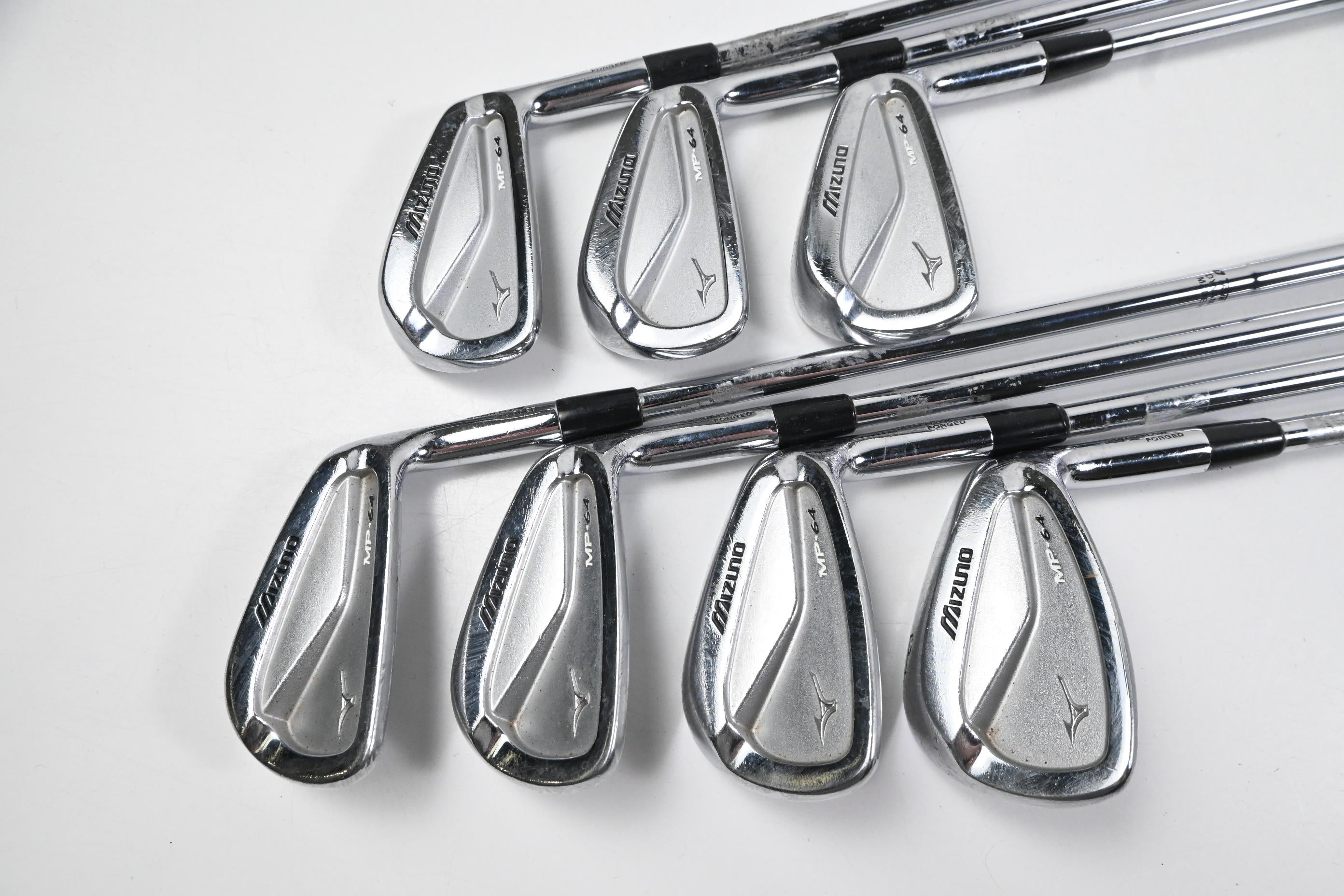 Mizuno MP-64 Irons / 4-PW / Stiff Flex Dynamic Gold S300 Shafts