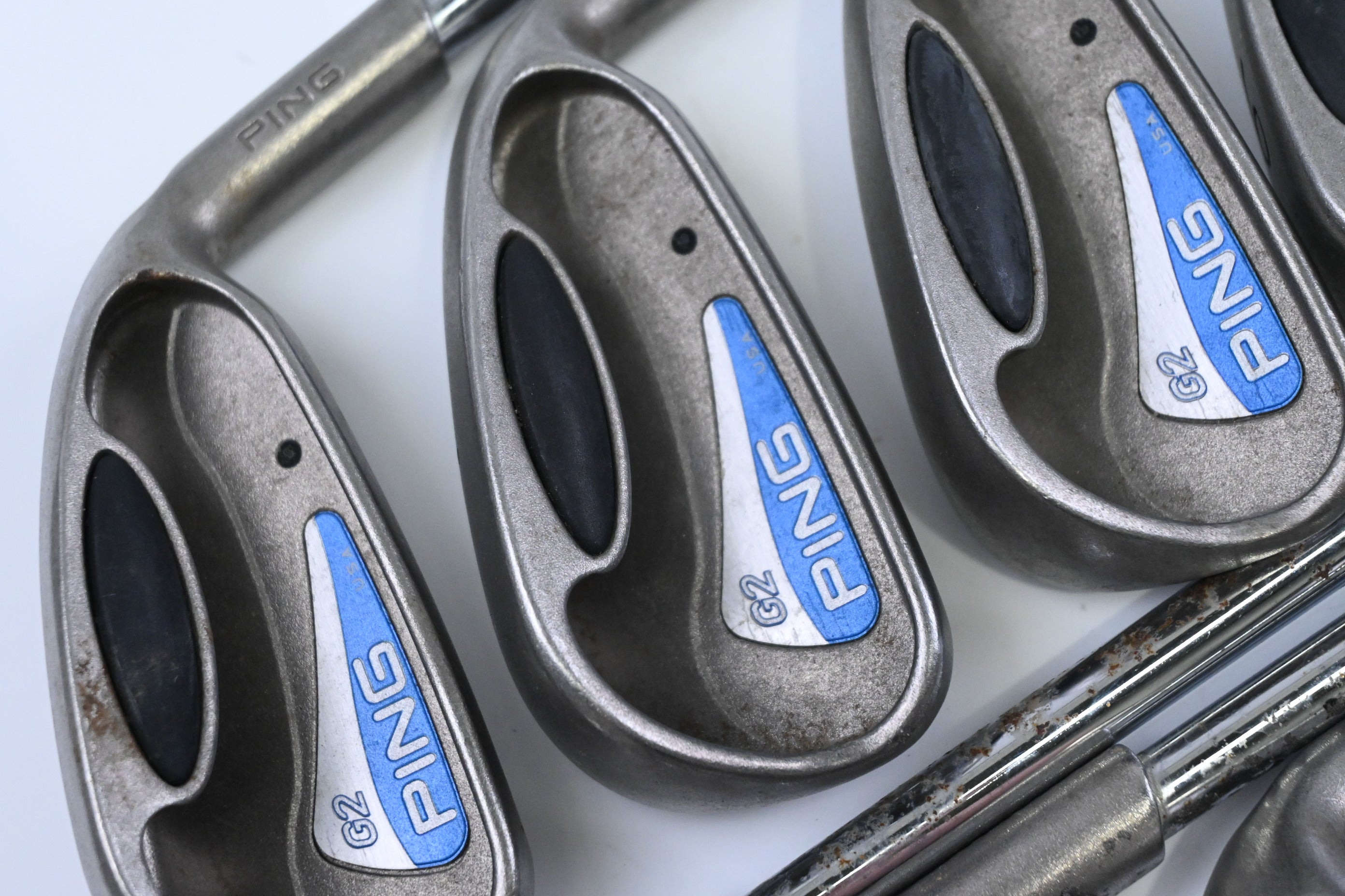 Ping G2 Irons / 3-PW+SW / Black Dot / Regular Flex Ping Shafts