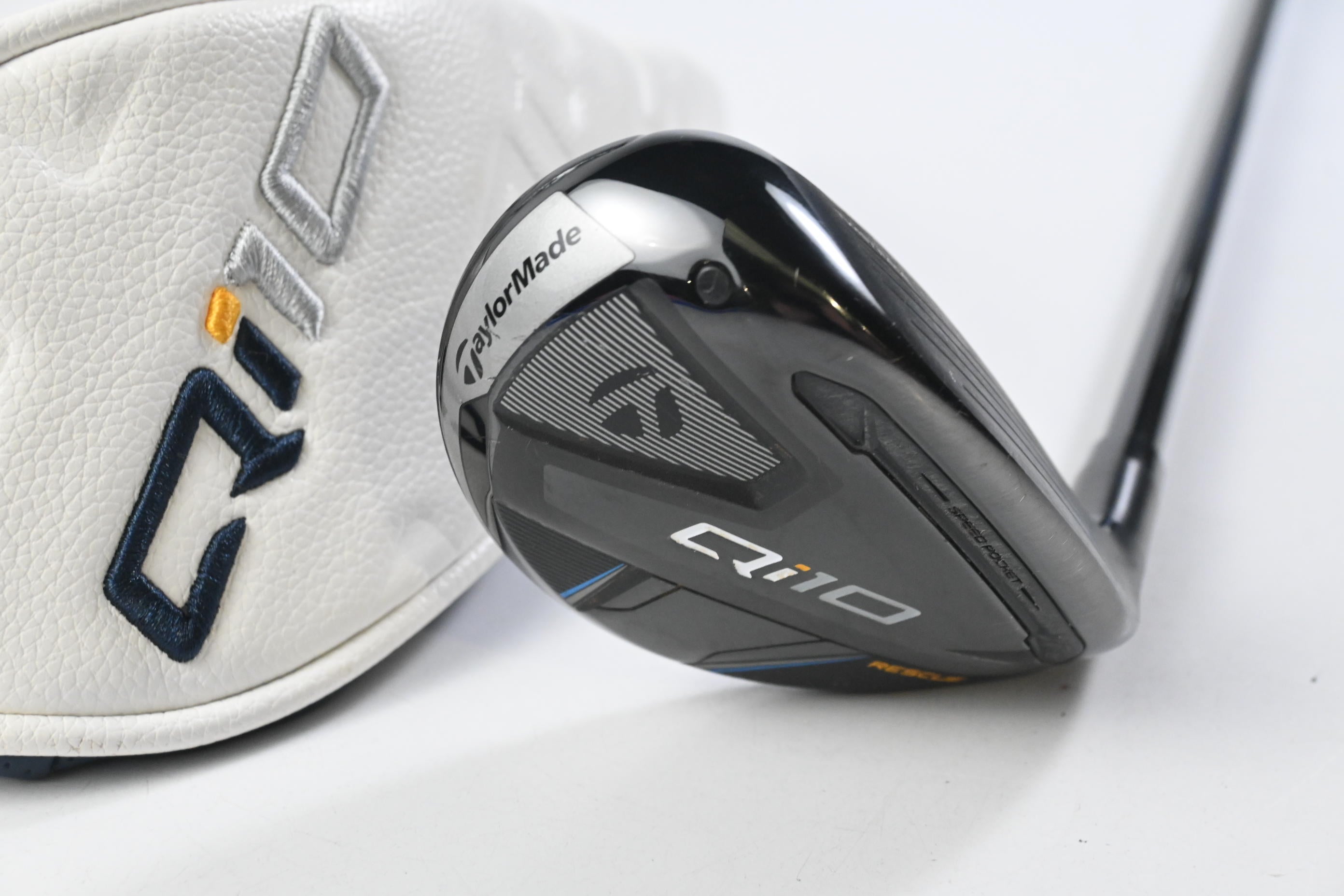Taylormade Qi10 #3 Hybrid / 19 Degree / Stiff Flex Fujikura ventus TR Blue 7 Shaft