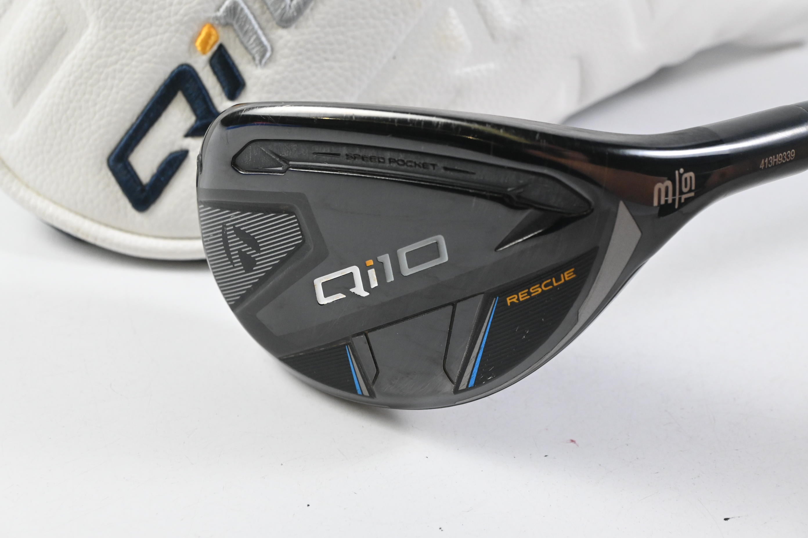 Taylormade Qi10 #3 Hybrid / 19 Degree / Stiff Flex Fujikura ventus TR Blue 7 Shaft