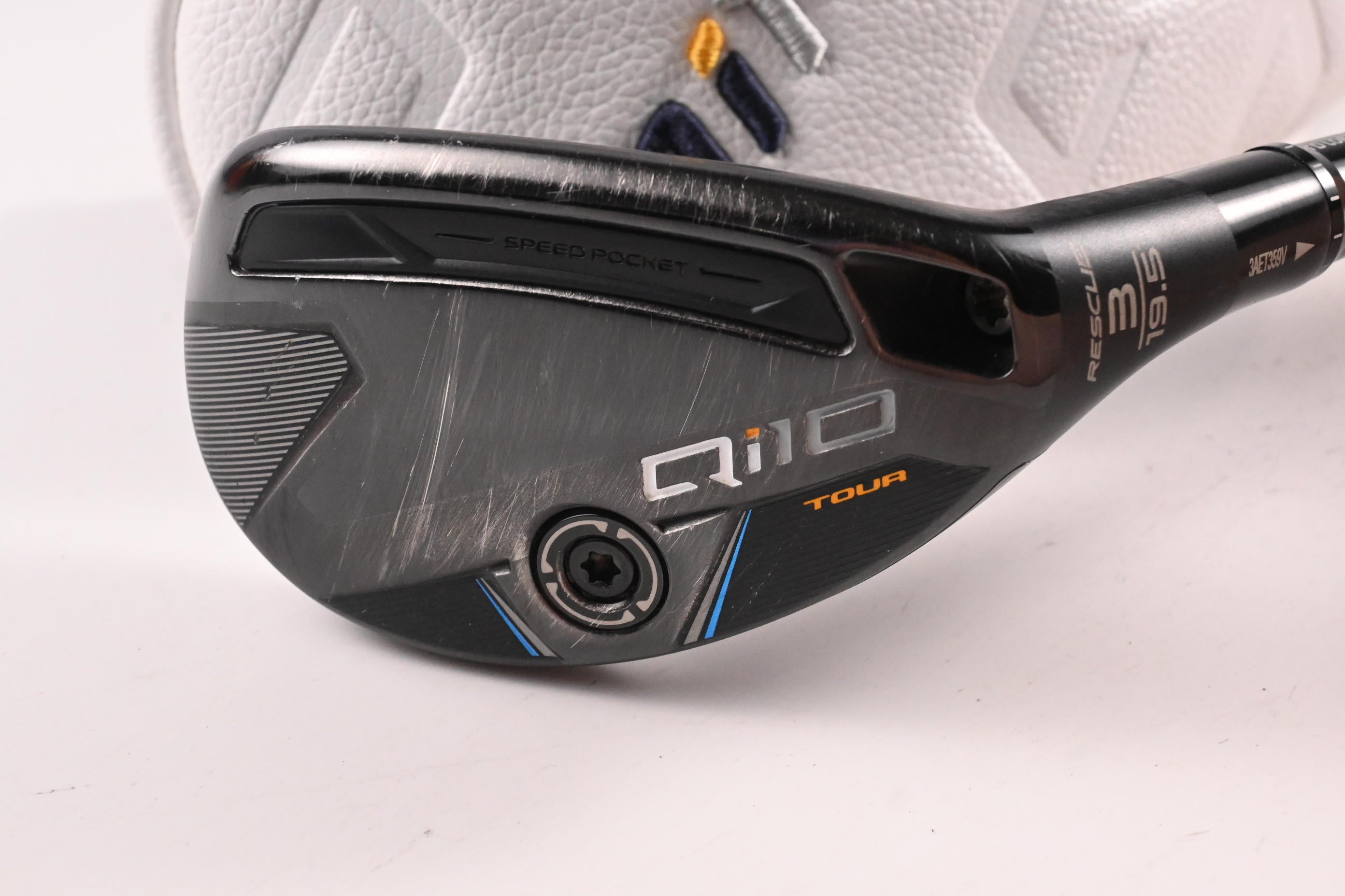 Taylormade Qi10 Tour #3 Hybrid / 19.5 Degree / Stiff Flex REAX KBS 75 Shaft