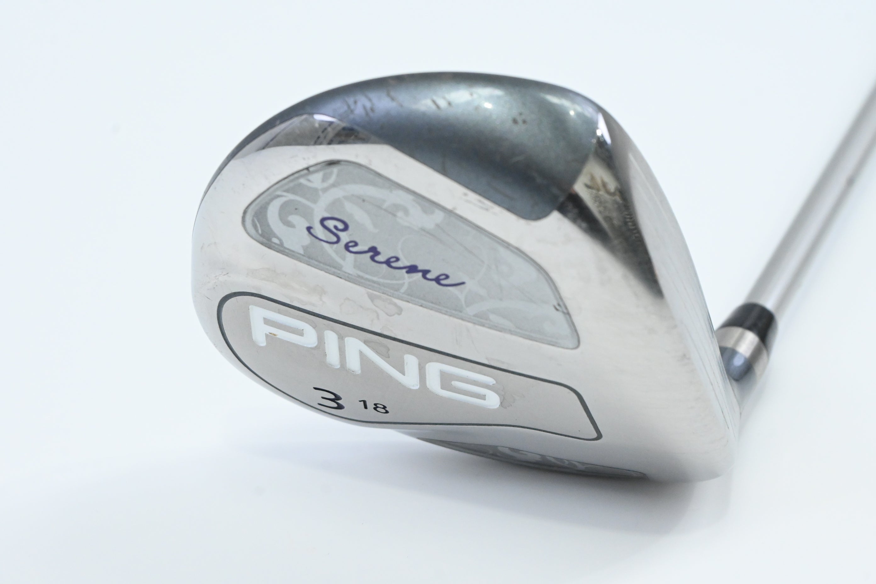 Ladies Ping Serene #3 Wood / 18 Degree / Ladies Flex Ping ULT 210 Shaft