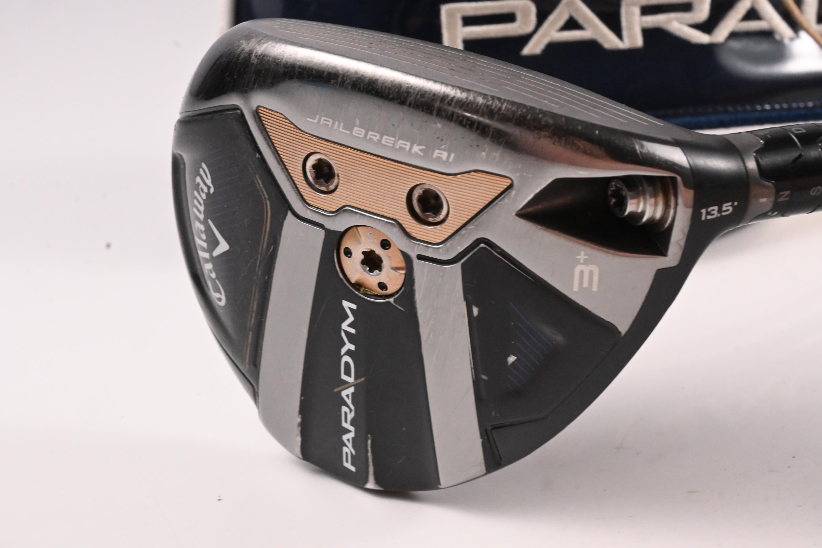 Callaway Paradym Triple Diamond #3+ Wood / 13.5 Degree / Stiff Flex Kai'li White