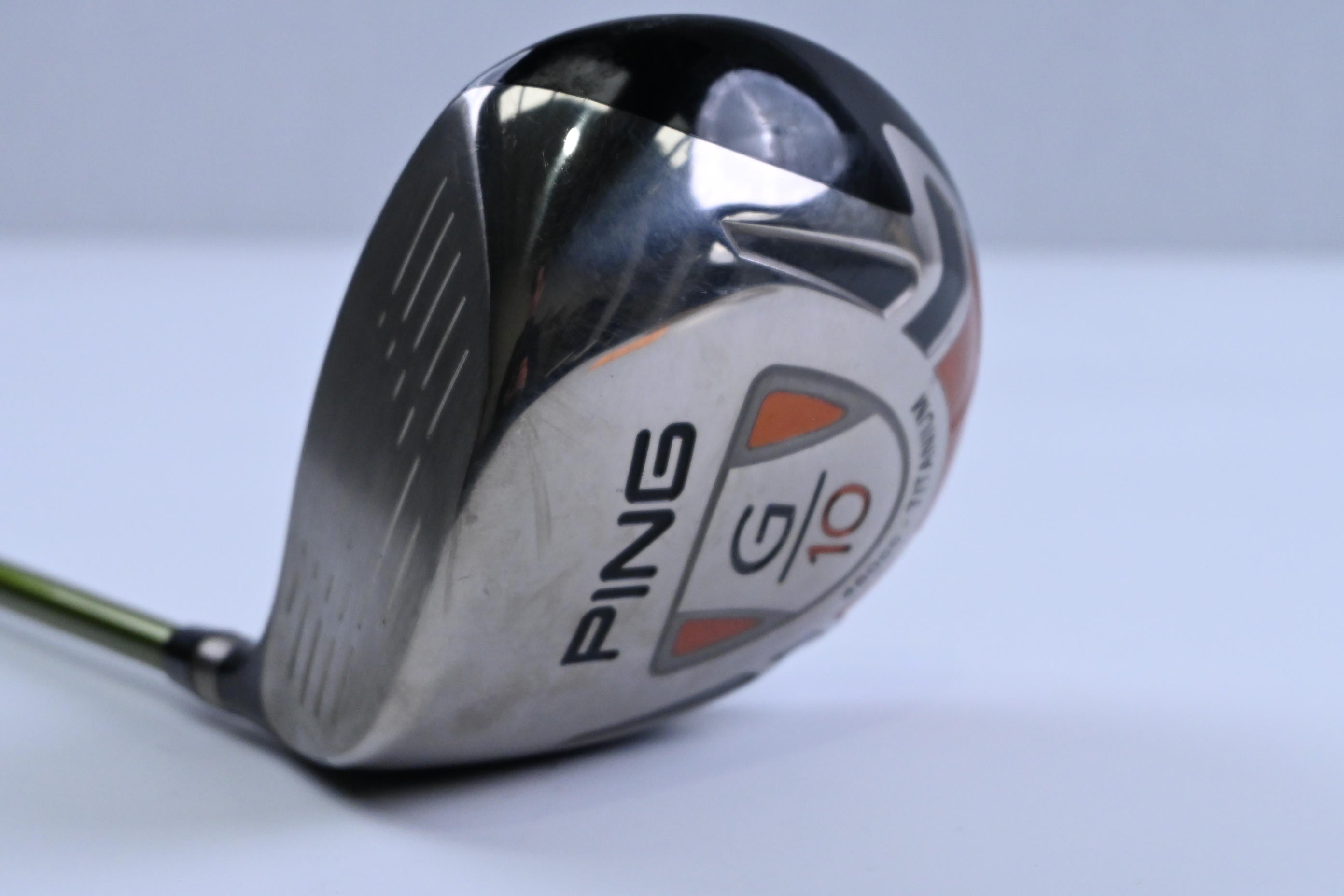 Left Hand Ping G10 Driver / 9 Degree / Stiff Flex Aldila NV 55 Shaft