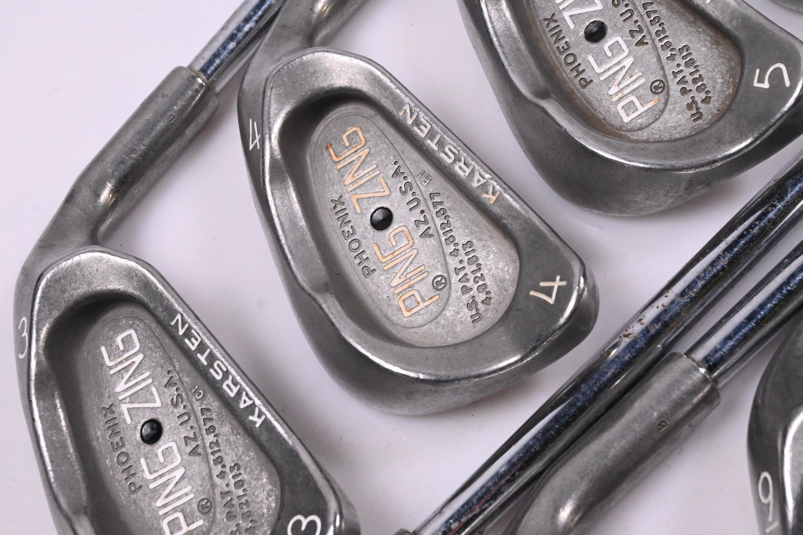 Ping Zing Irons / 3-PW+SW / Black Dot / Stiff Flex Ping JZ Shafts