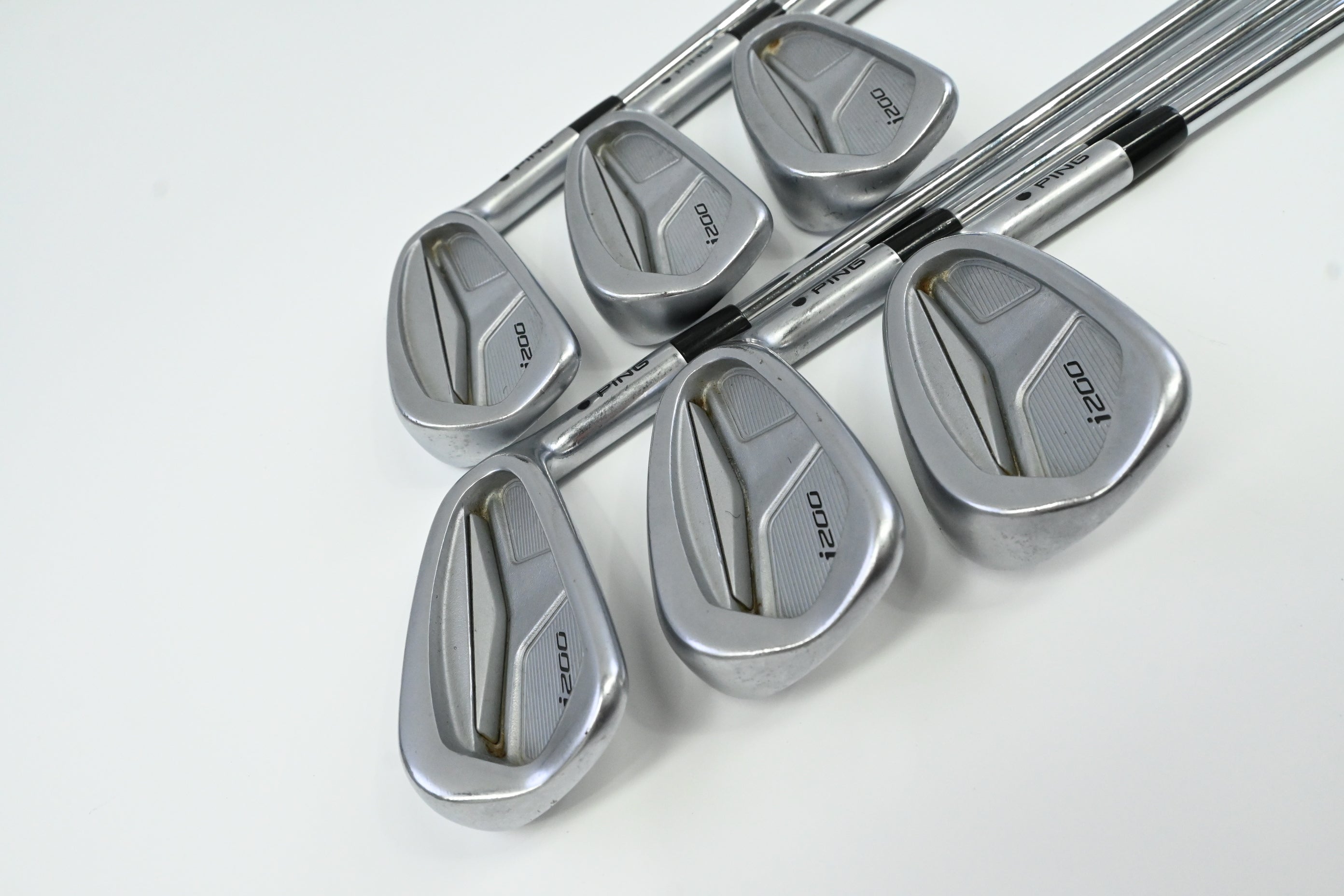 Ping i200 Irons / 4-9 / Black Dot / Stiff Flex Ping AWT 2.0 Shafts