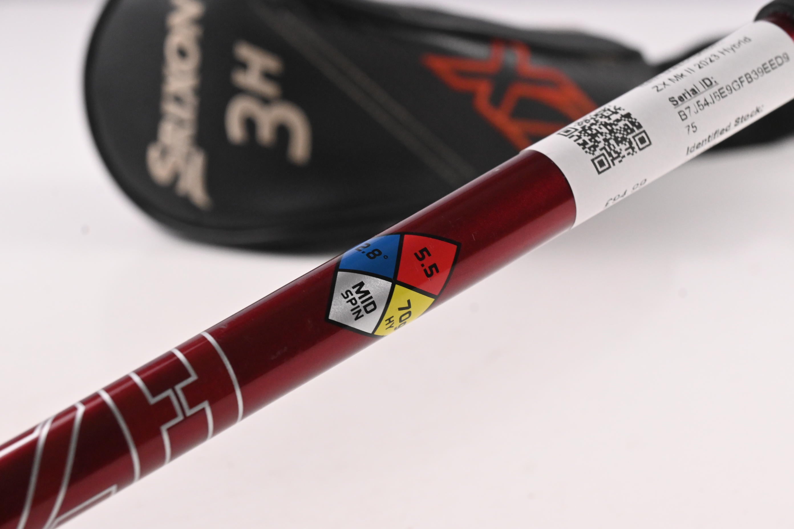 Srixon ZX Mk II 2023 #3 Hybrid / 19 Degree / Regular Flex HZRDUS Smoke Red RDX
