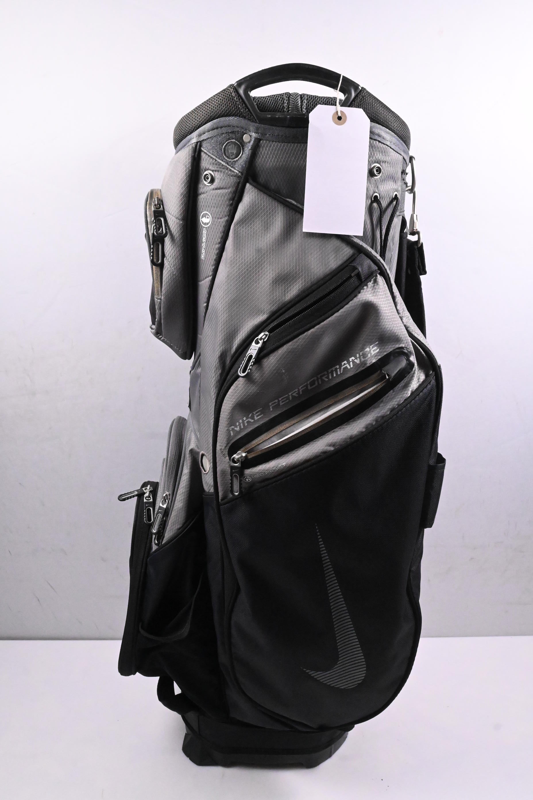 Nike Performance Cart Bag / 14-Way Divider / Black, Grey