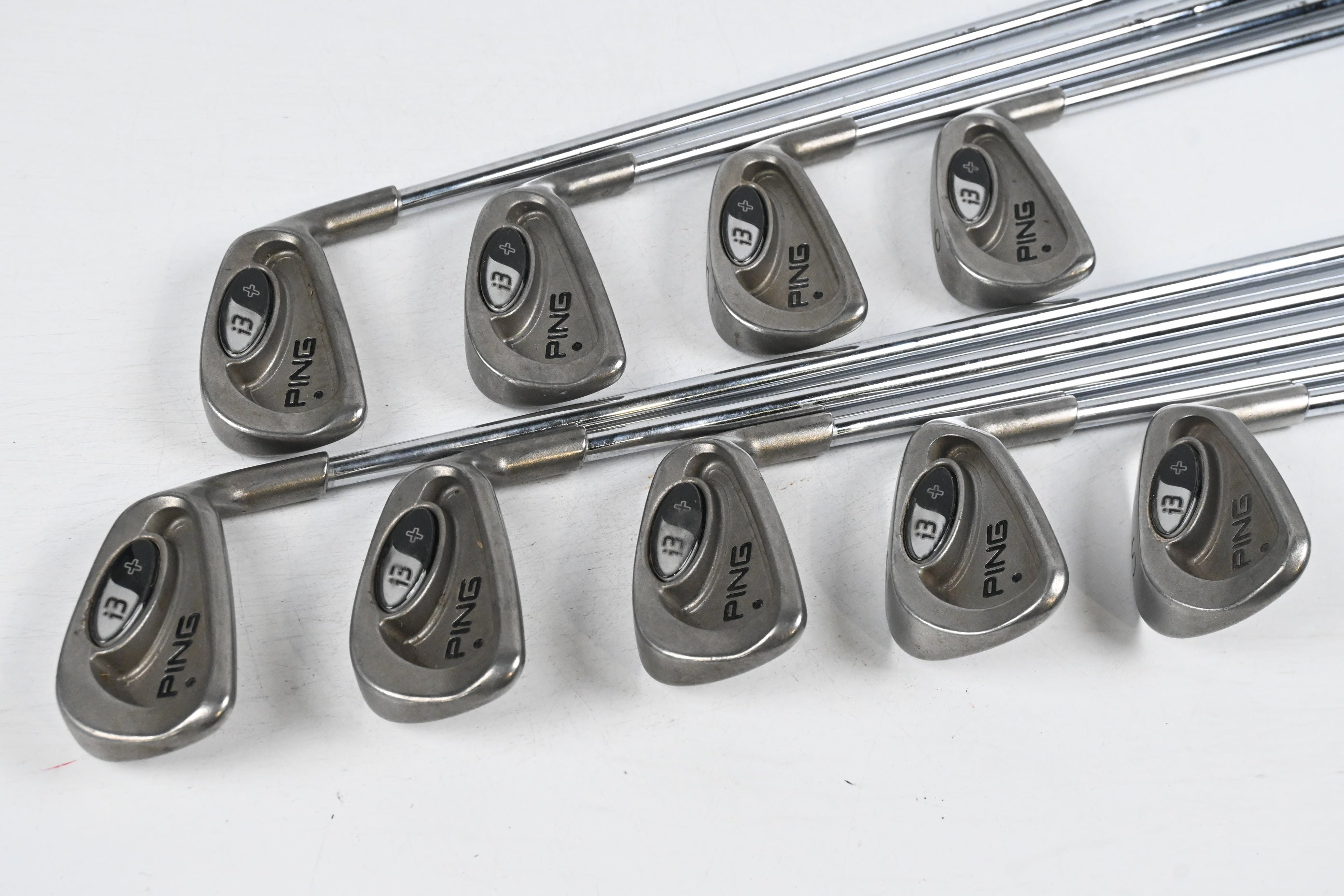 Ping i3+ Irons / 3-PW+SW / Black Dot / Stiff Flex Steel Shafts