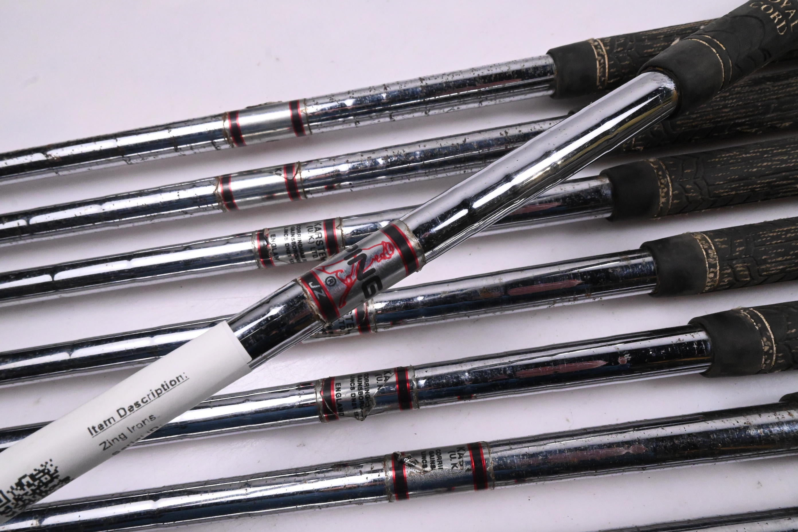 Ping Zing Irons / 3-PW+SW / Black Dot / Stiff Flex Ping JZ Shafts