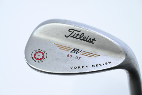 Titleist Vokey Spin Milled 2008 Lob Wedge / 60 Degree / Wedge Flex Vokey Design