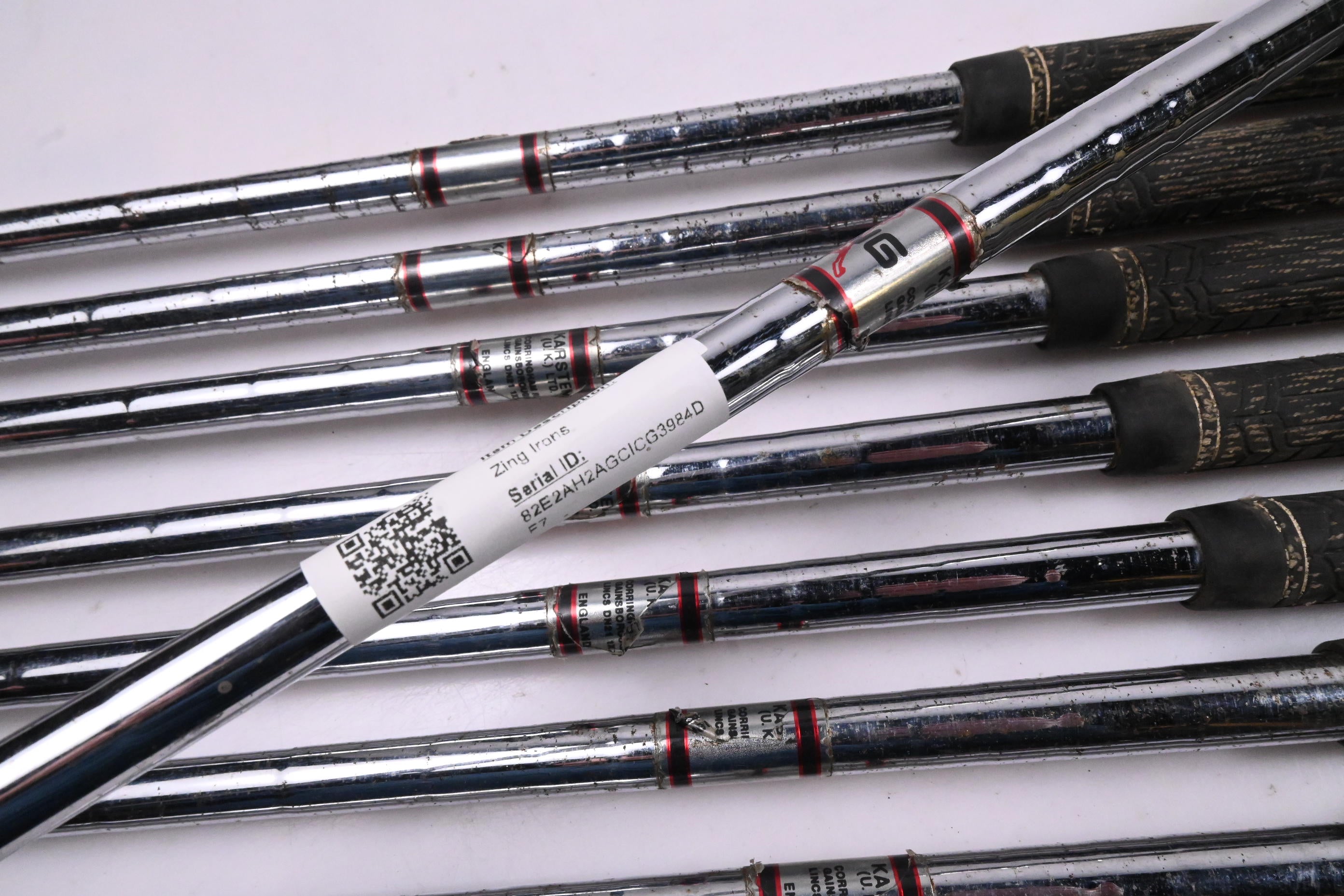 Ping Zing Irons / 3-PW+SW / Black Dot / Stiff Flex Ping JZ Shafts