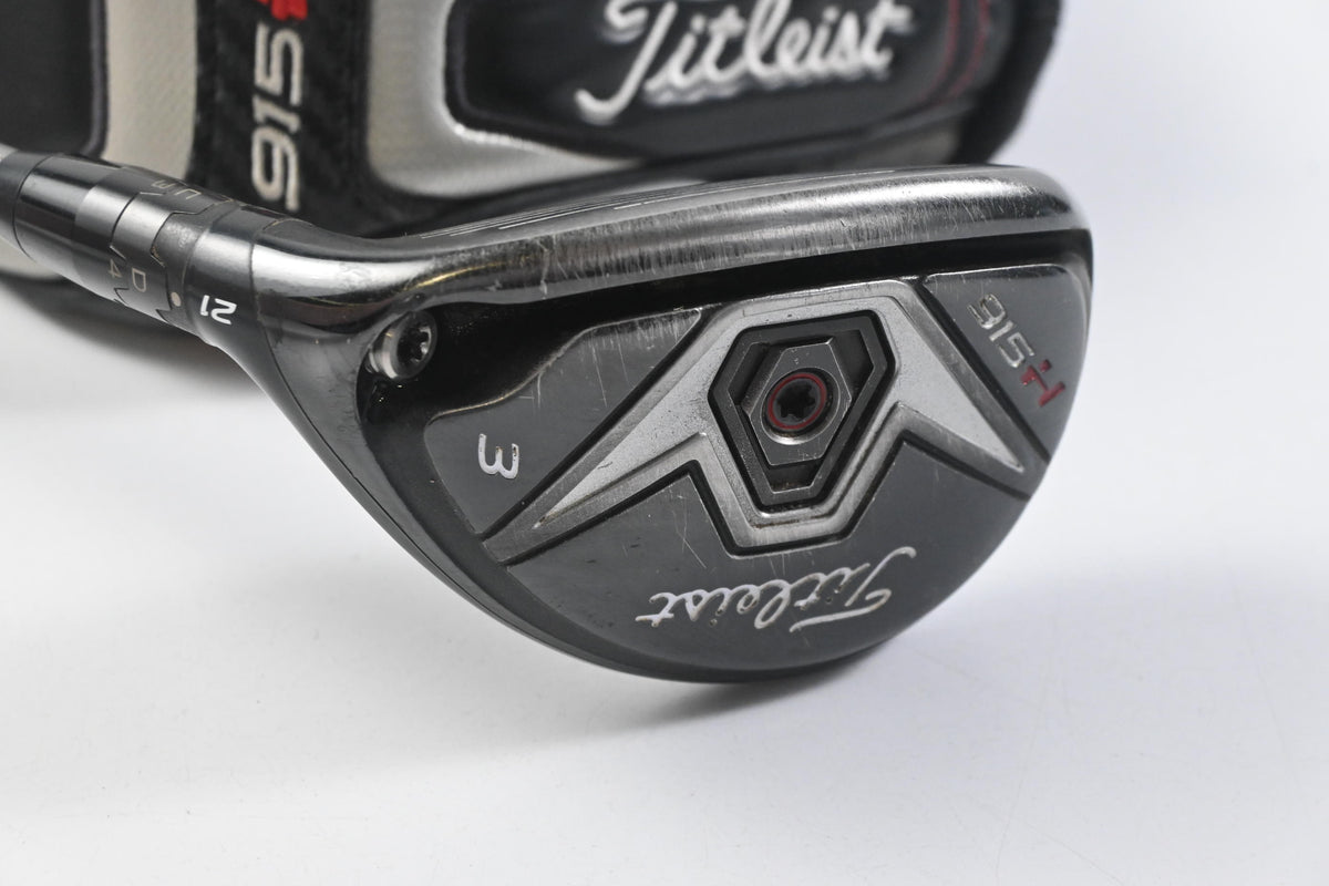 Left Hand Titleist 915H #3 Hybrid / 21 Degree / Regular Flex Diamana S+ Blue 70