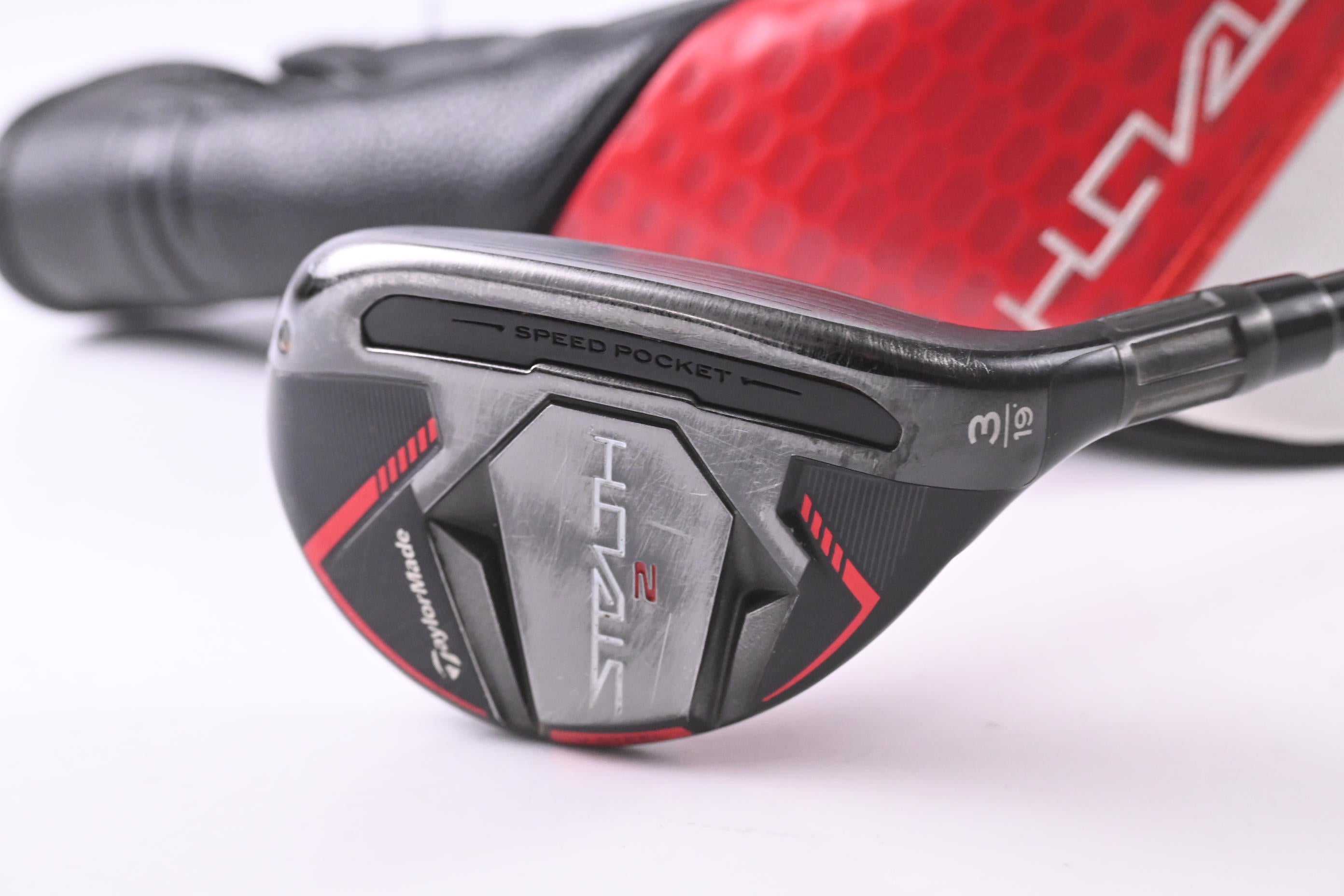 Taylormade Stealth 2 #3 Hybrid / 19 Degree / Stiff Flex Ventus TR Red 7 Shaft