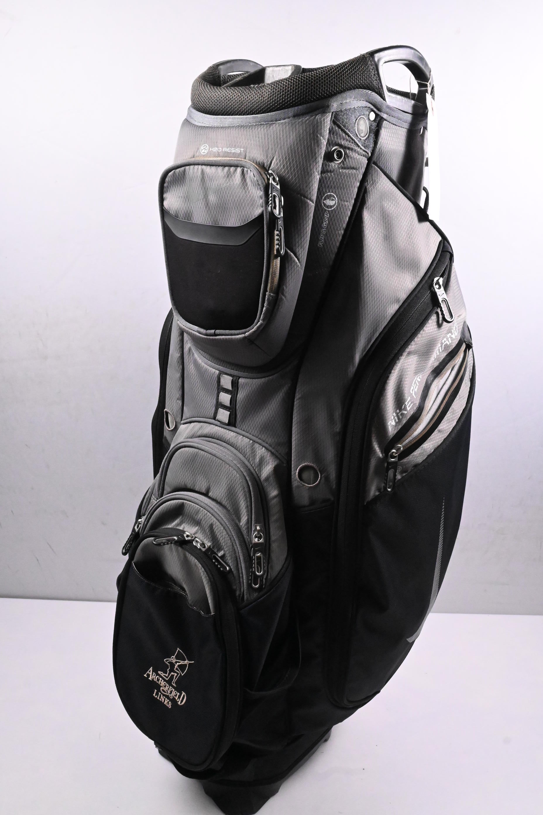 Nike Performance Cart Bag / 14-Way Divider / Black, Grey