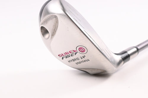 Ladies MD Golf Sure Fire #4 Hybrid / 24 Degree / Ladies Flex MD Golf Graphite