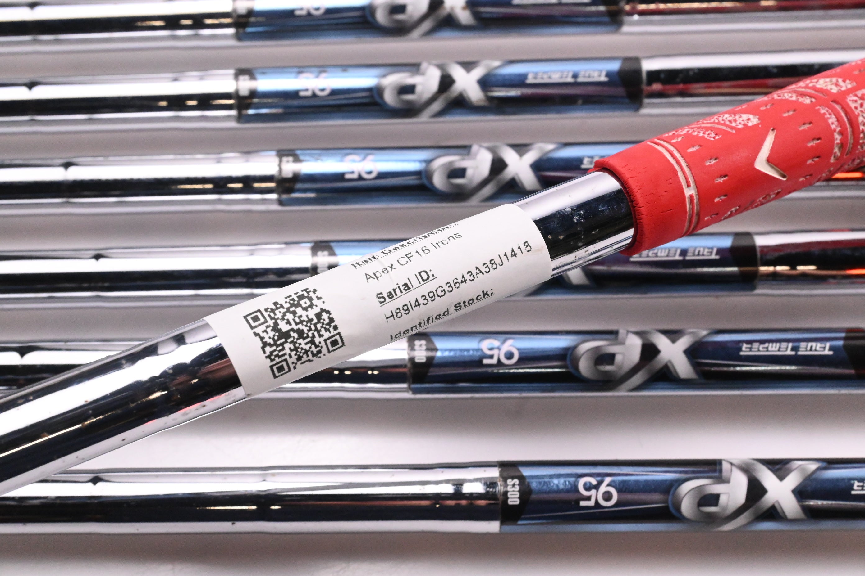 Callaway Apex CF16 Irons / 4-PW / Stiff Flex XP 95 S300 Shafts