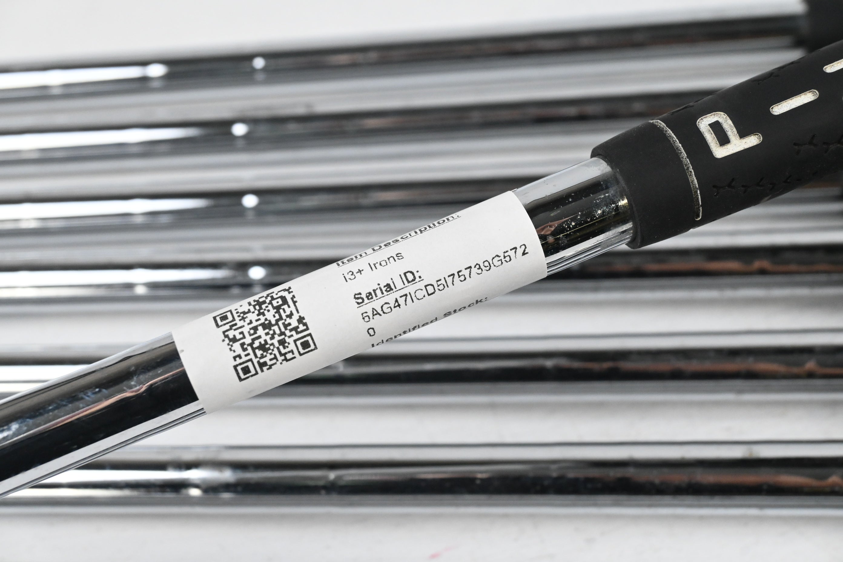 Ping i3+ Irons / 3-PW+SW / Black Dot / Stiff Flex Steel Shafts