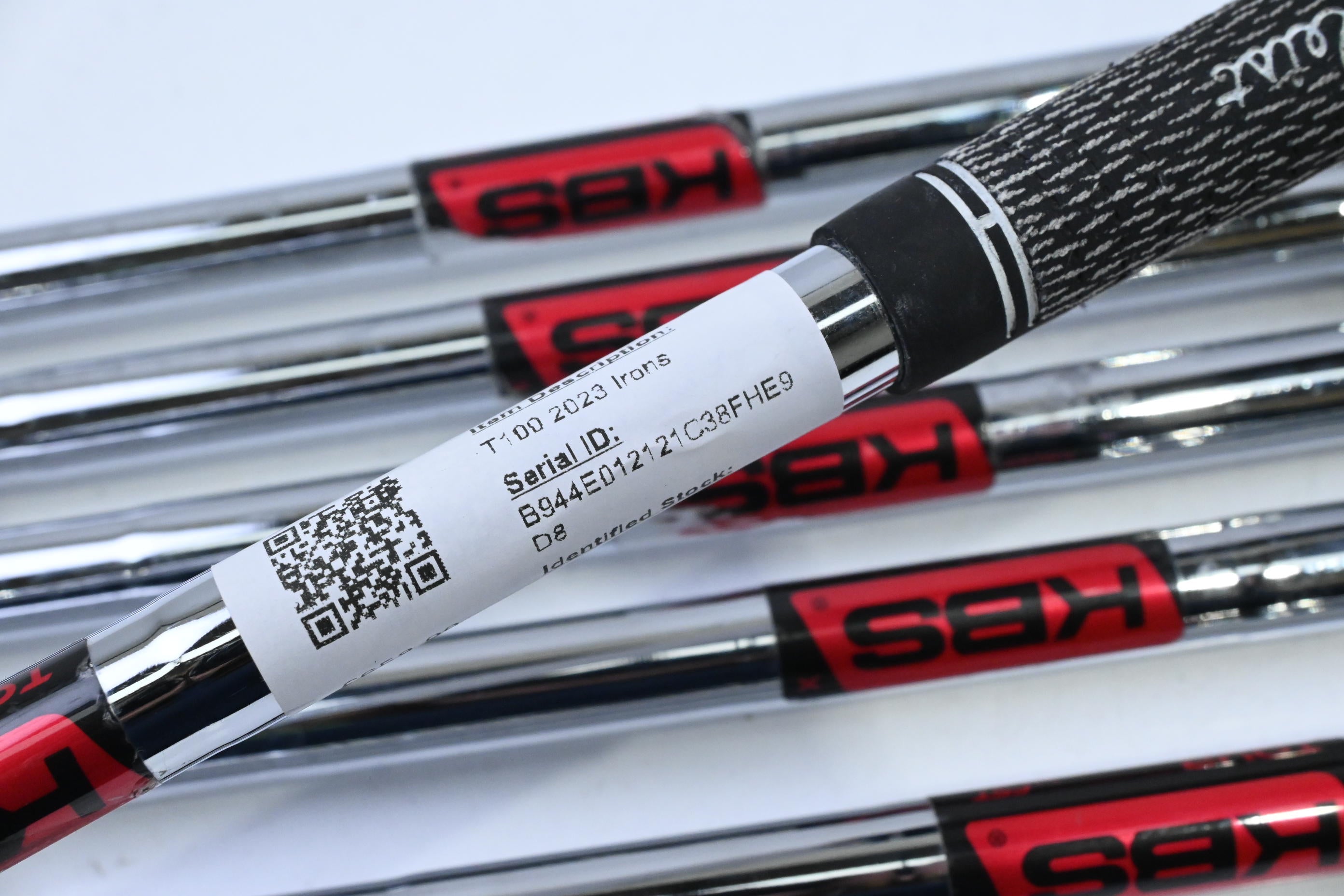 Titleist T100 2023 Irons / 4-9 / X-Flex KBS Tour Shafts