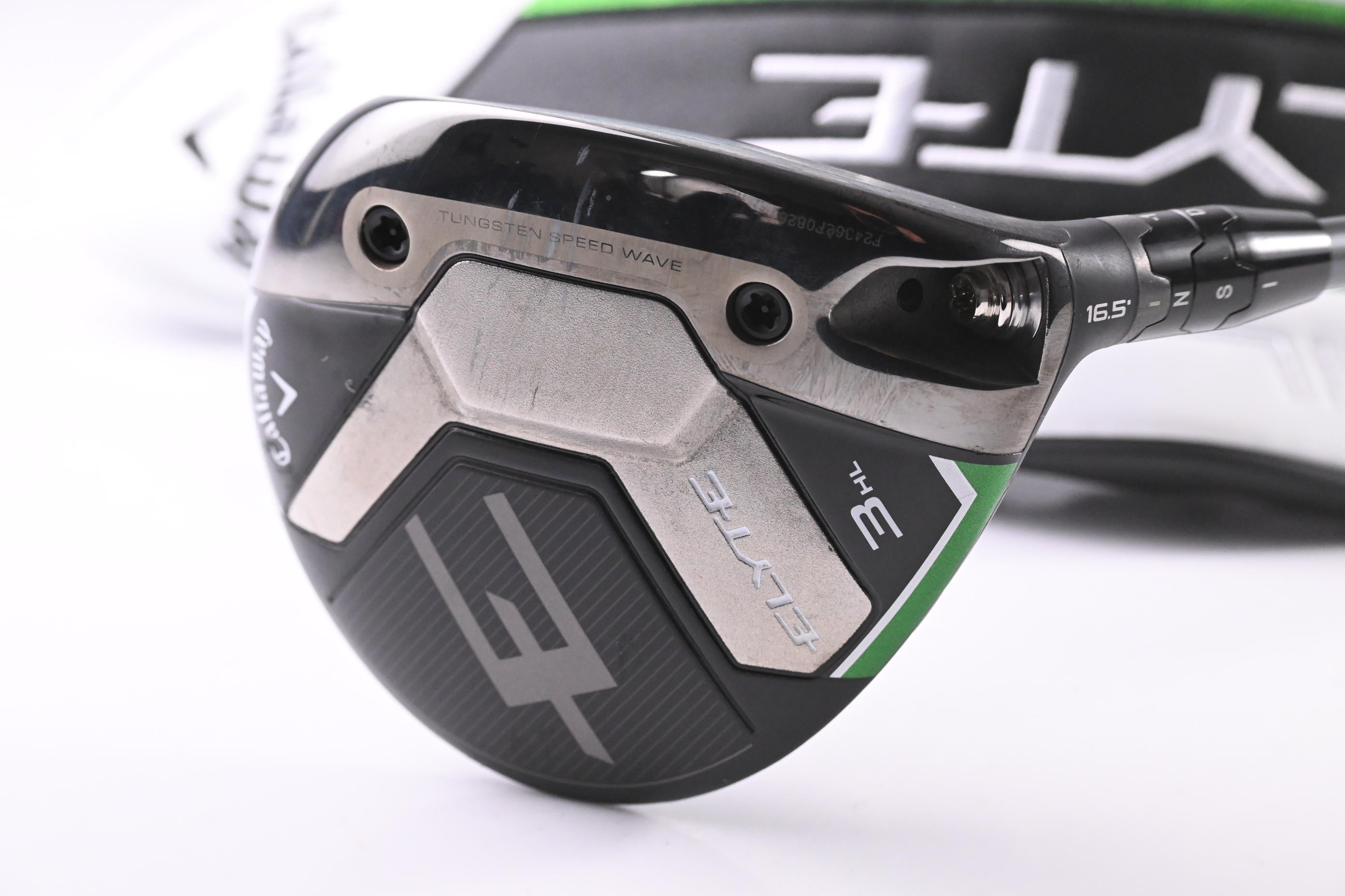 Callaway Elyte #3 HL Wood / 16.5 Degree / Stiff Flex Denali Charcoal 70 Shaft
