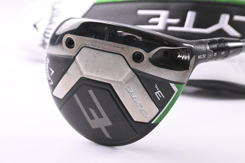 Callaway Elyte #3 HL Wood / 16.5 Degree / Stiff Flex Denali Charcoal 70 Shaft