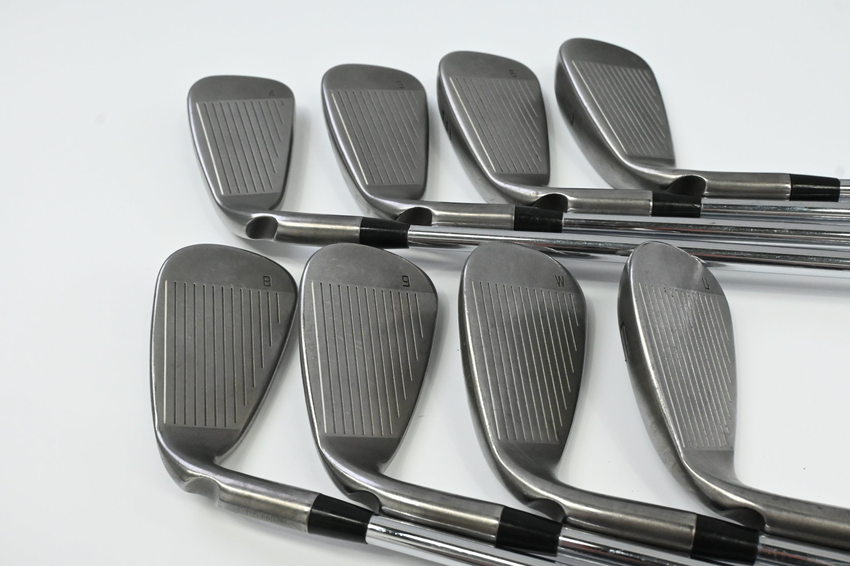 Ping GMax Irons / 4-PW+UW / Silver Dot / Stiff Flex Ping AWT 2.0 Shafts