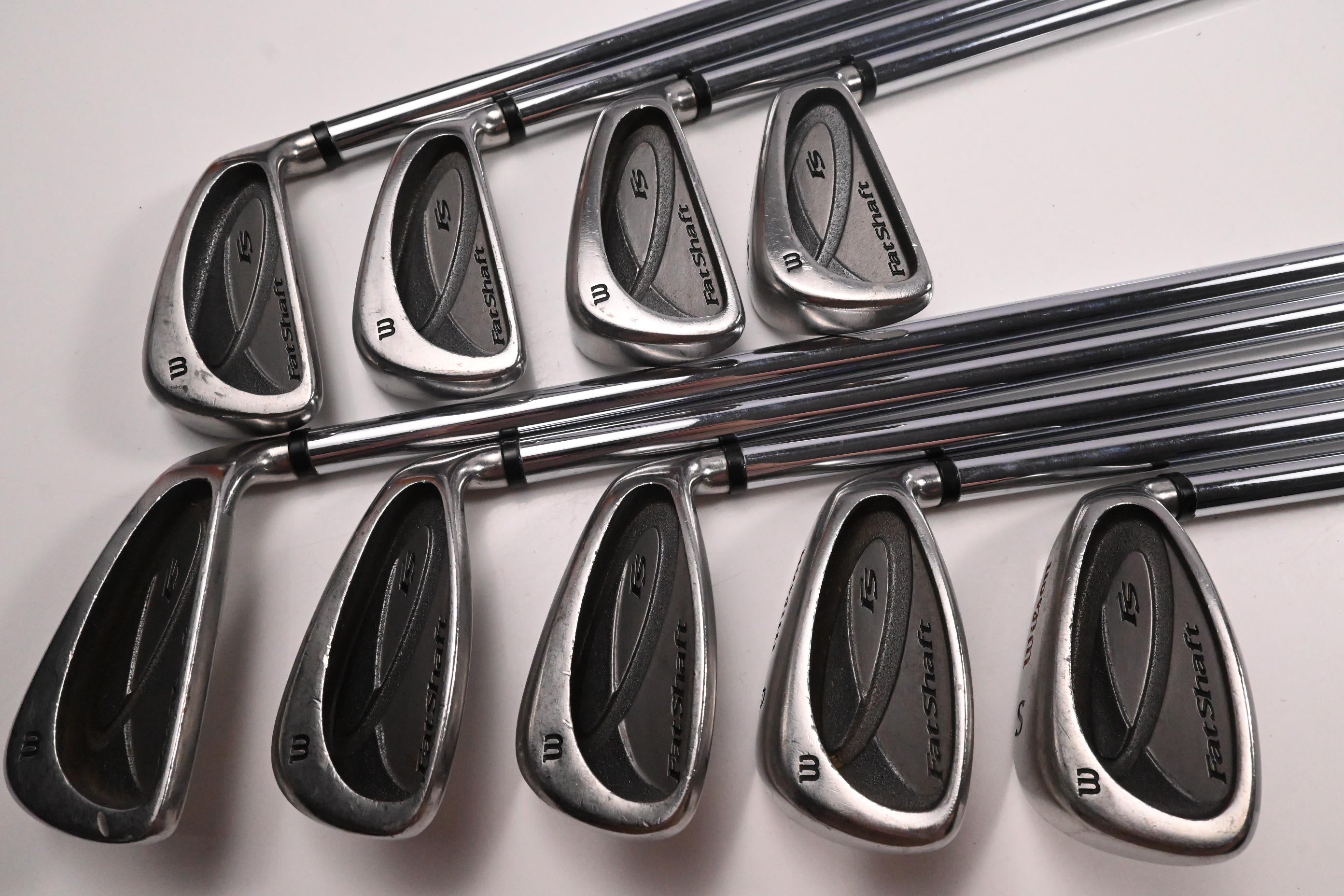Wilson Fat Shaft Irons / 3-PW+SW / Regular Flex Wilson Fat Shafts