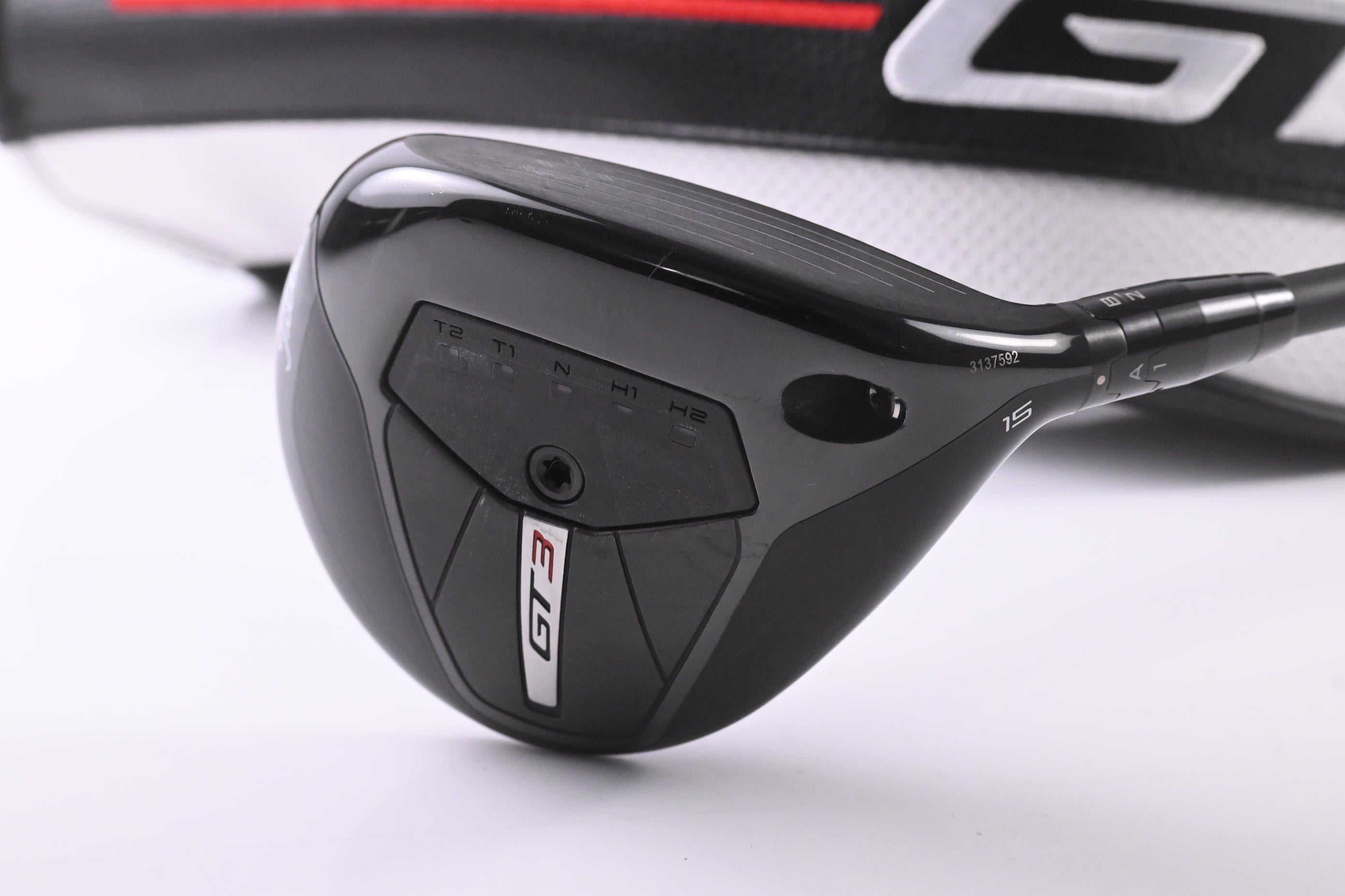 Titleist GT3 #3 Wood / 15 Degree / Stiff Flex HZRDUS Black Gen 5 70 Shaft