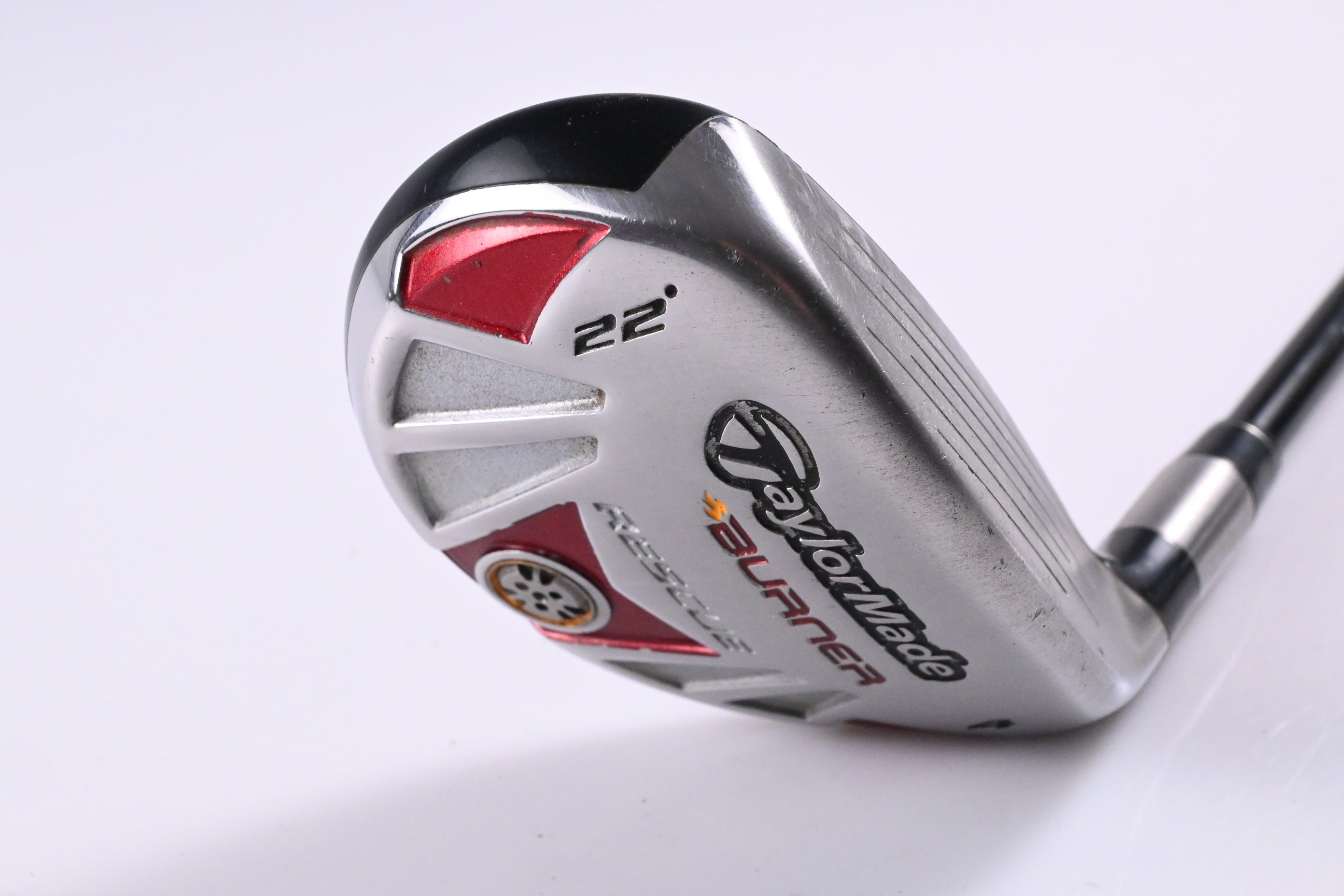 Taylormade Burner 2007 #4 Hybrid / 22 Degree / Stiff Flex Reax 65 Shaft