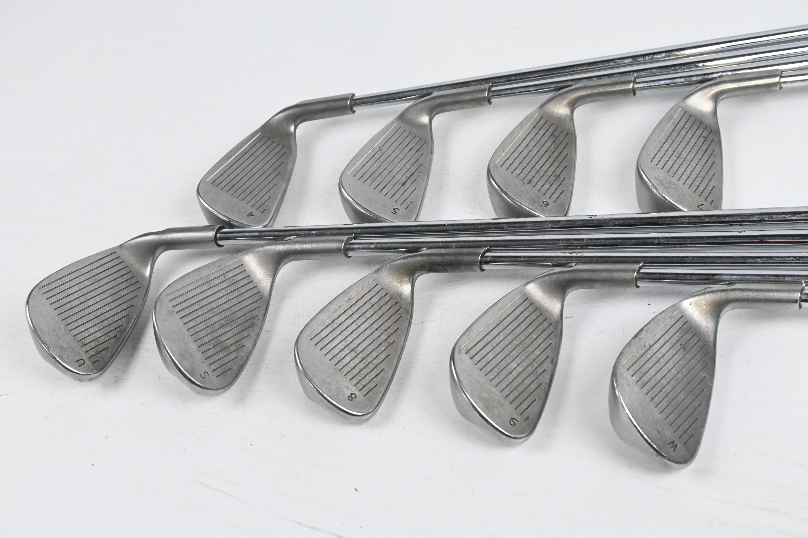 Left Hand Ping G15 Irons / 4-PW+GW+SW / Black Dot / Regular Flex Ping AWT Shafts
