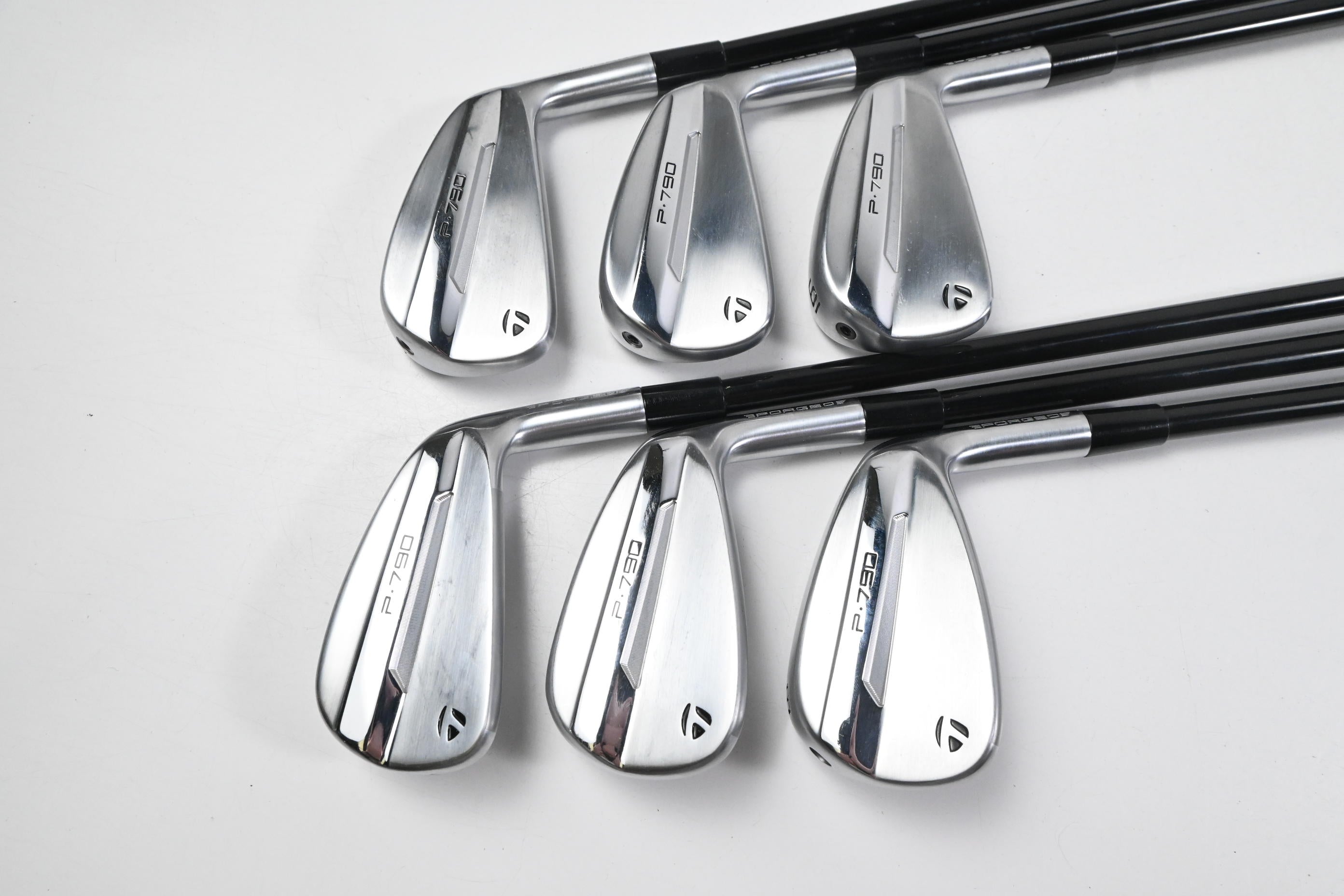 Taylormade P790 2025 Irons / 4-9i / Stiff Flex MMT Black 105 Shafts