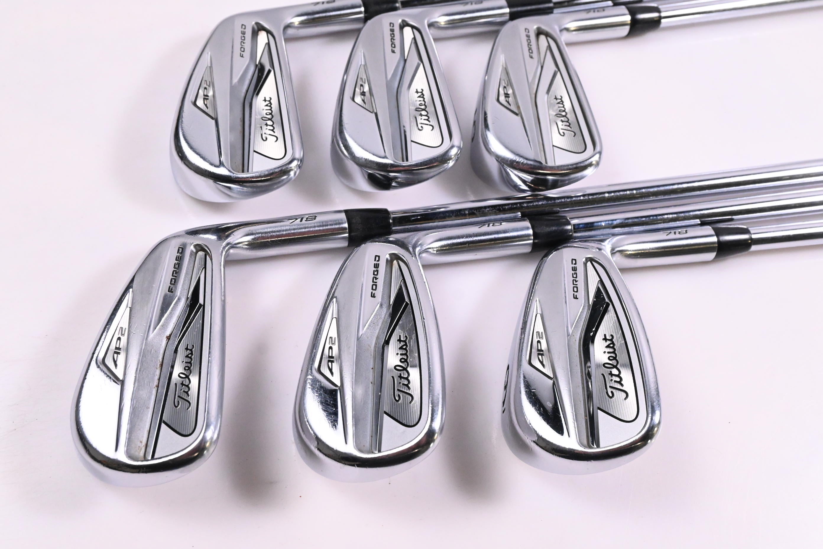 Titleist 718 AP2 Irons / 4-9i / Stiff Flex Project X Shafts